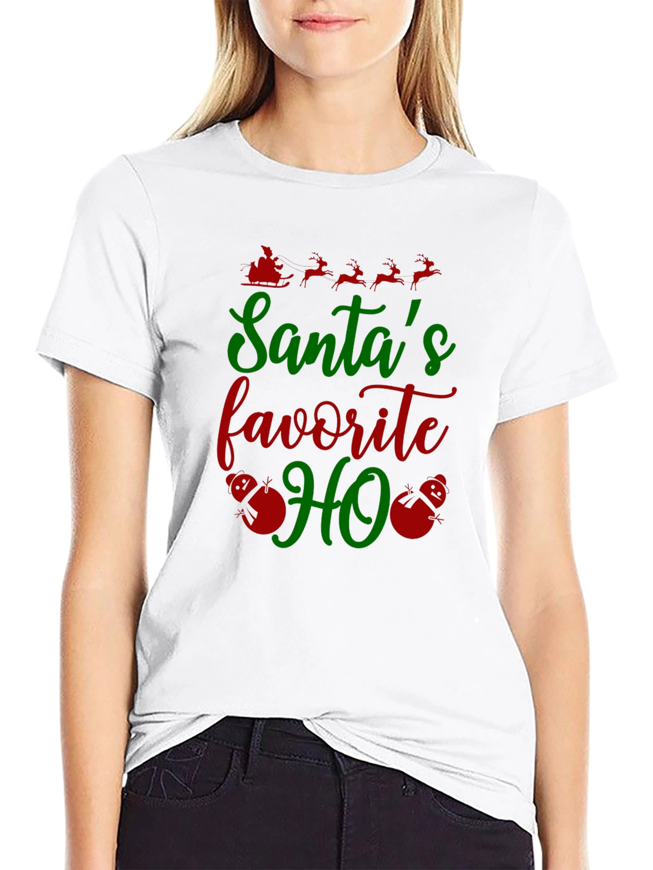 Santas Favorite HO Christmas T-Shirt