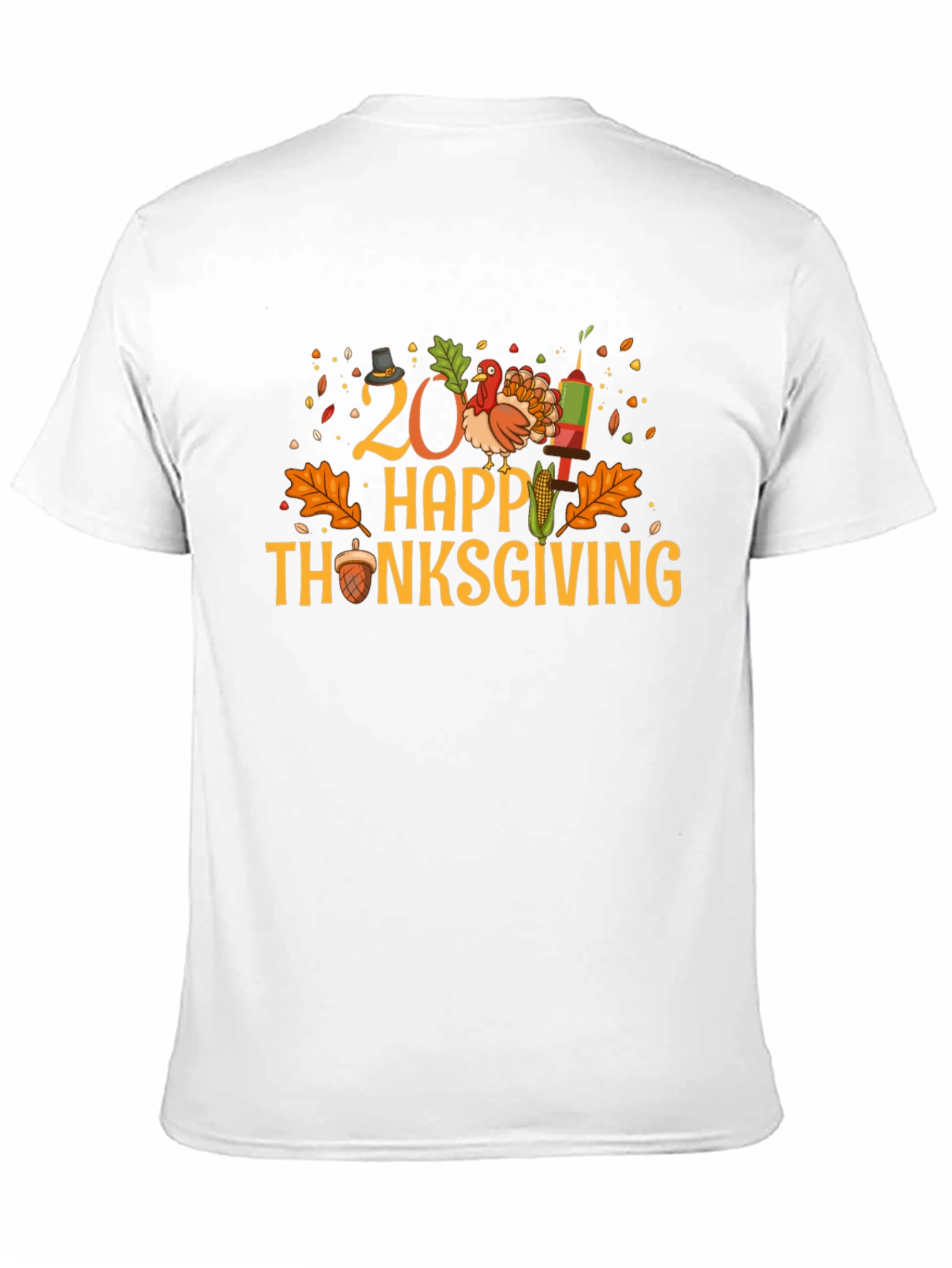 Happy Thanksgiving T-Shirt - Festive Holiday Tee