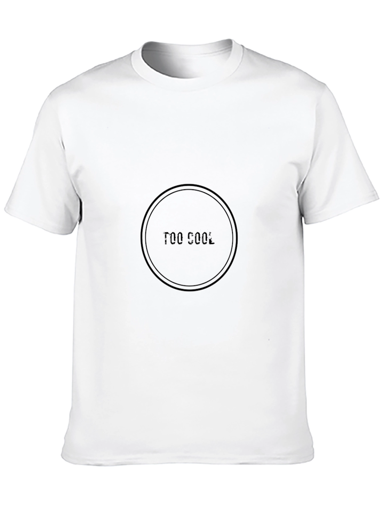 Cool Mens Black Graphic Tee - Too Cool