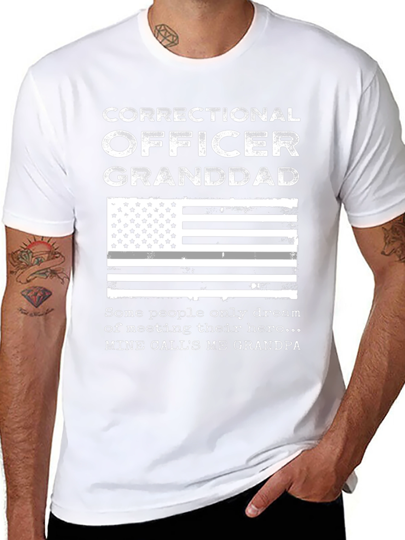 Correctional Officer Granddad T-Shirt