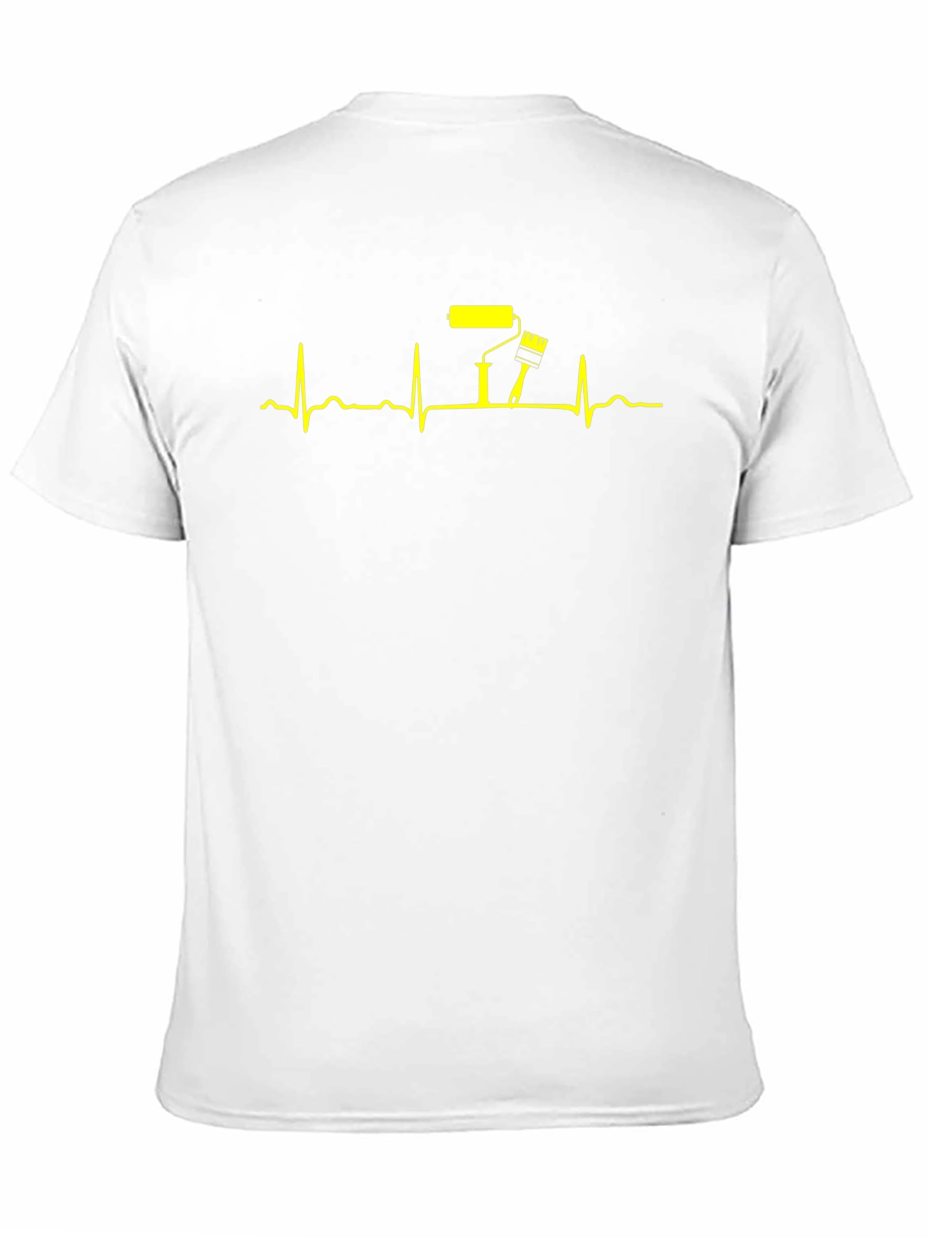 Painters Heartbeat T-Shirt - Black Graphic Tee