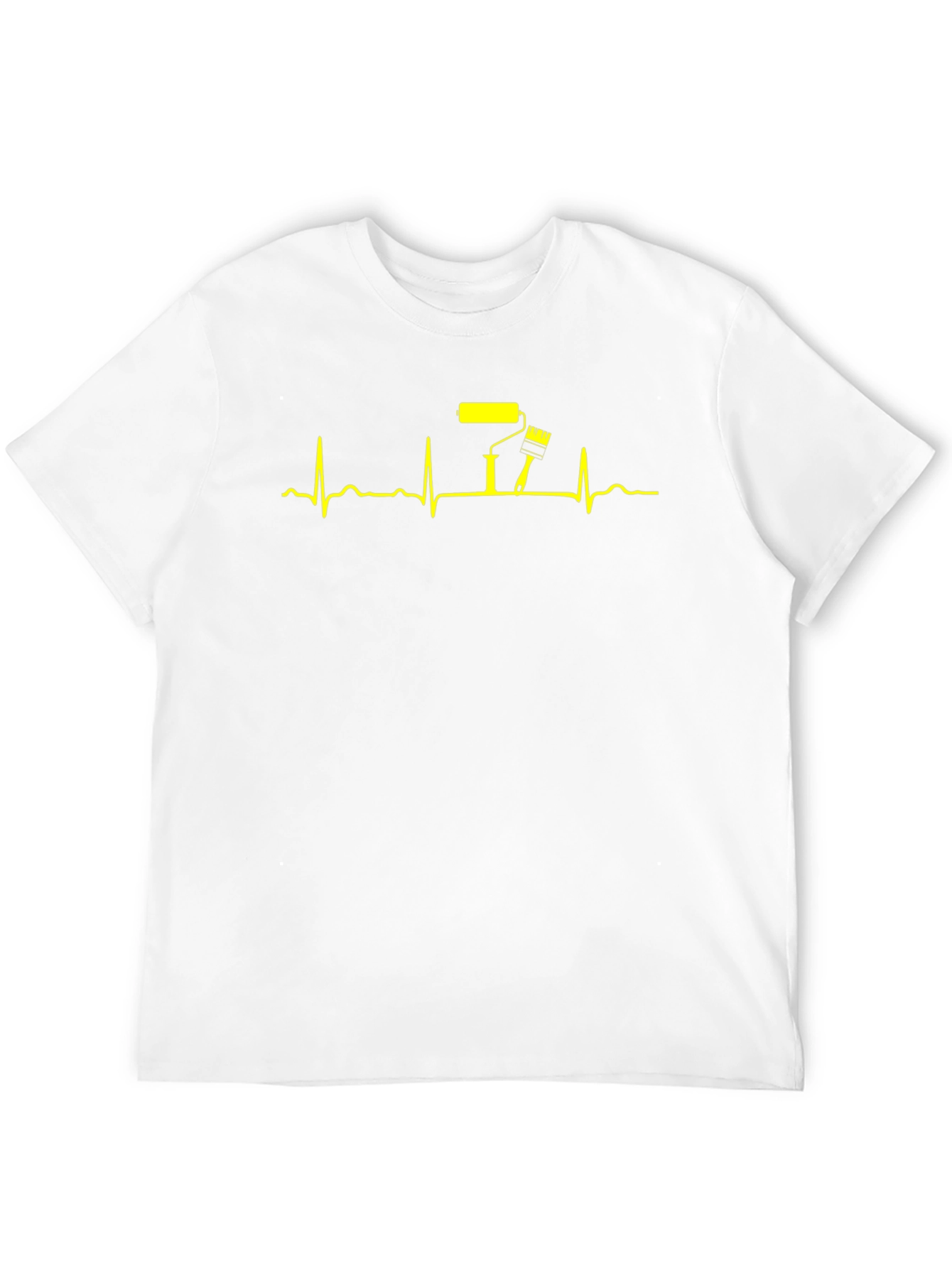 Painters Heartbeat T-Shirt - Black Graphic Tee