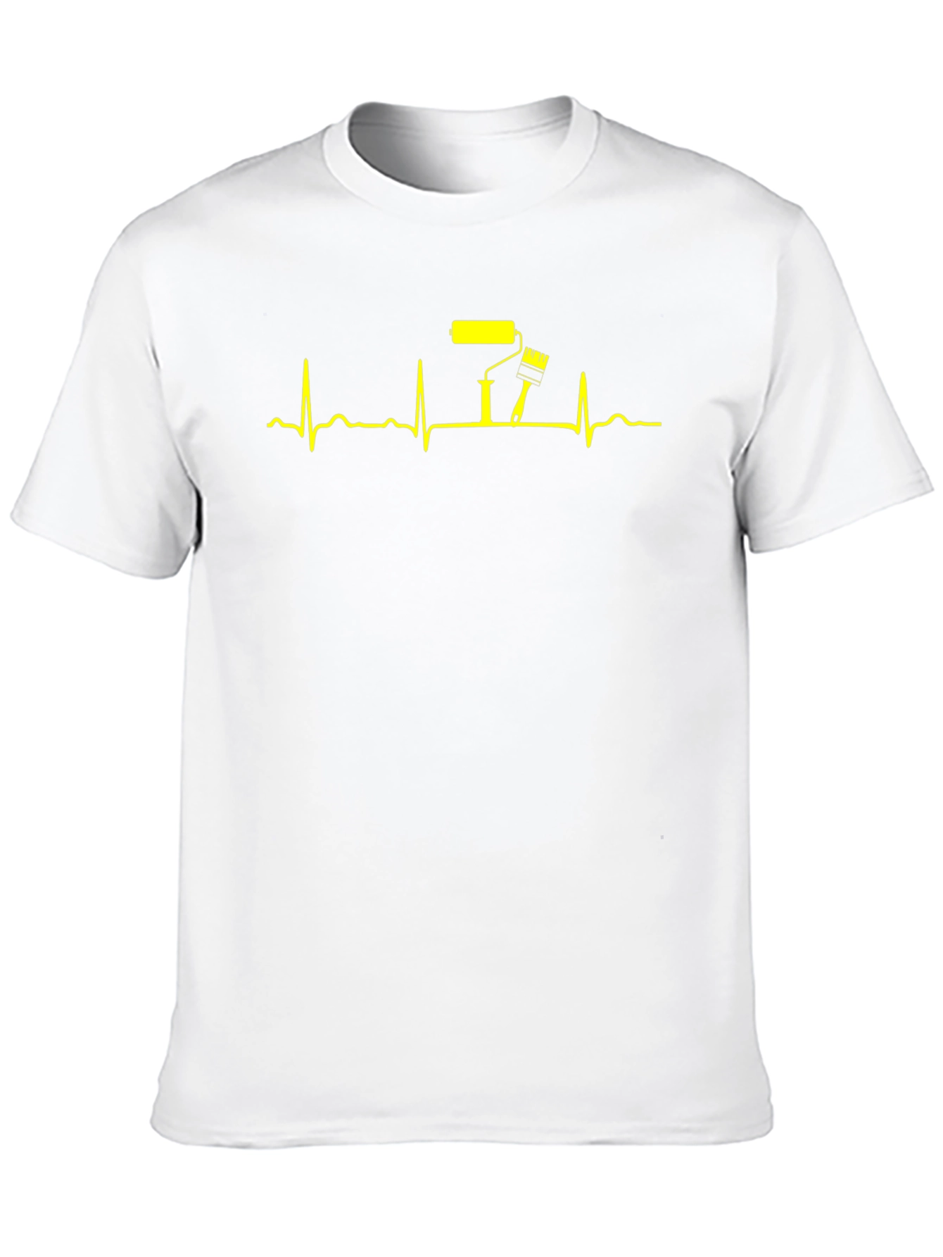Painters Heartbeat T-Shirt - Black Graphic Tee