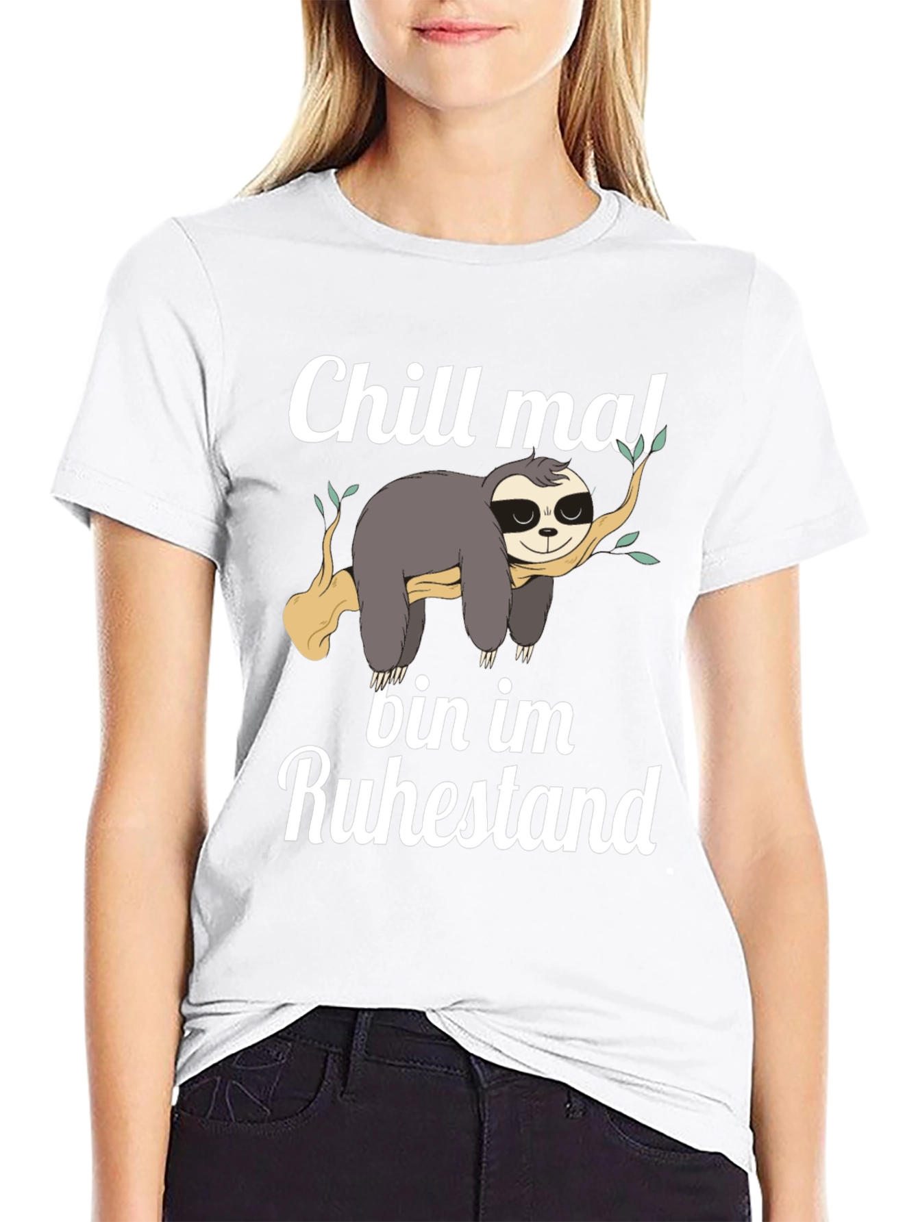 Chill Mal Bin Im Ruhestand Sloth T-Shirt