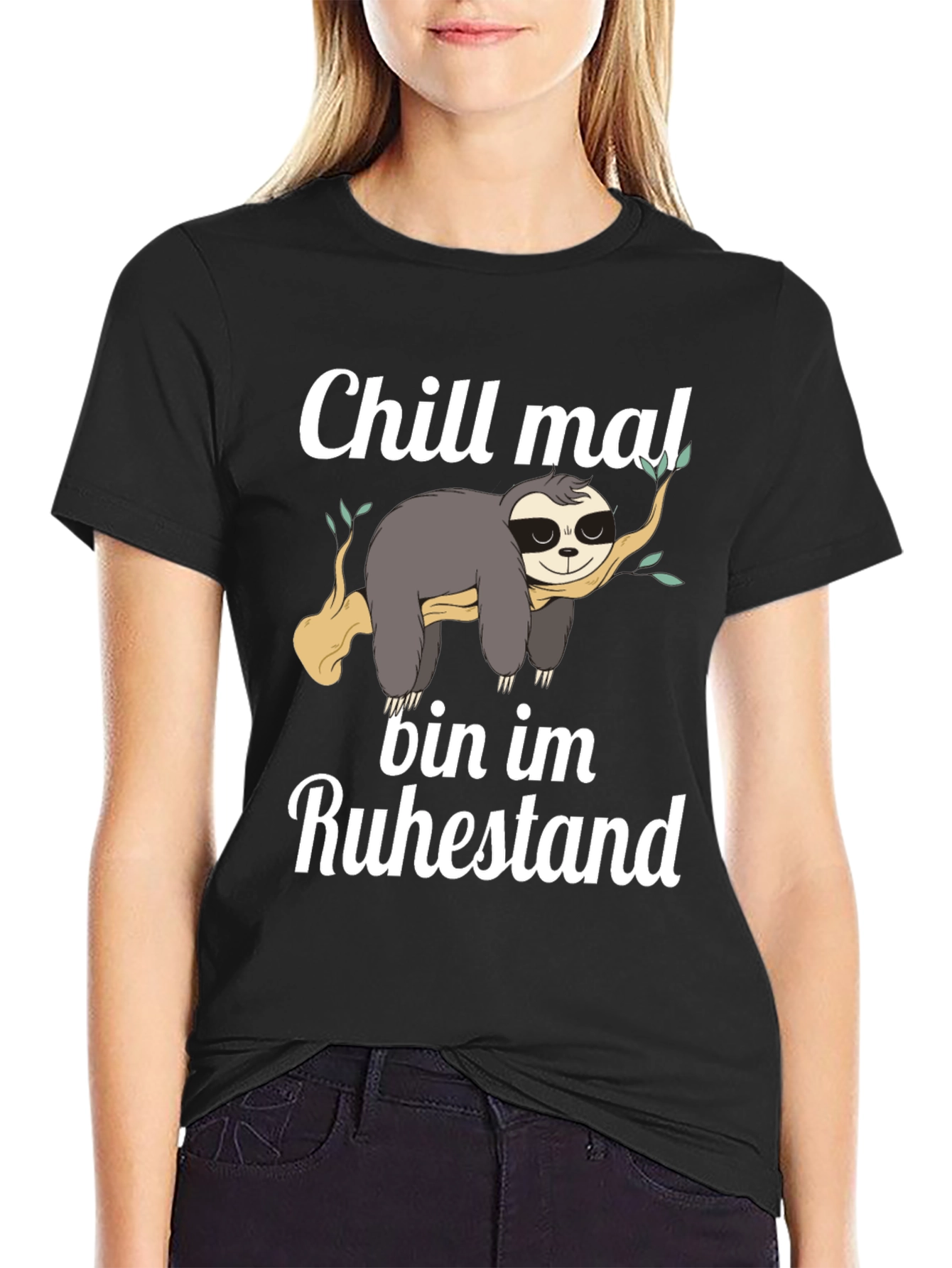 Chill Mal Bin Im Ruhestand Sloth T-Shirt