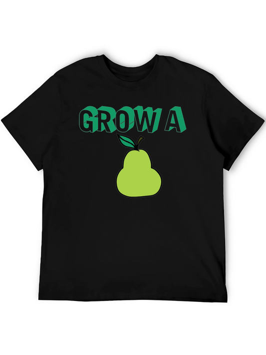 Grow a Pear T-Shirt - Funny Fruit Graphic Tee