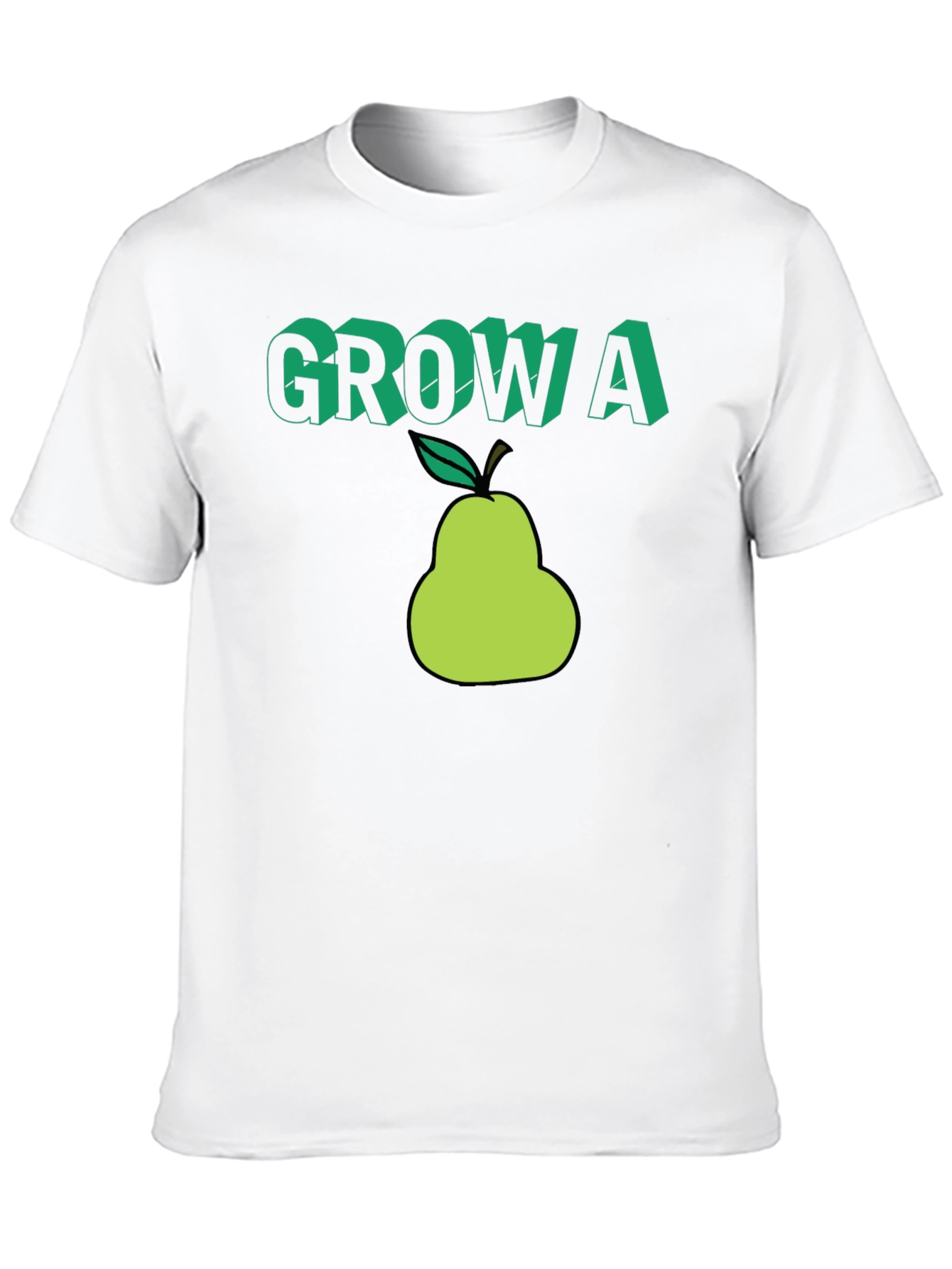 Grow a Pear T-Shirt - Funny Fruit Graphic Tee