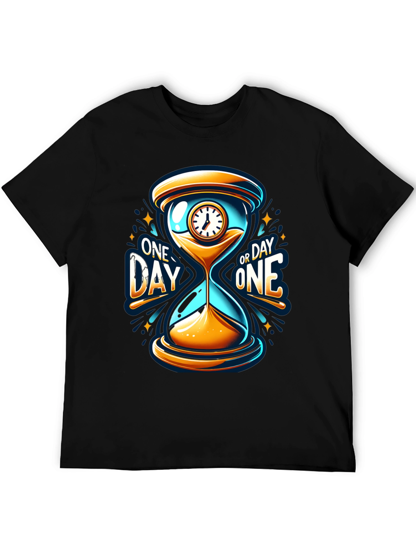One Day or Day One Hourglass T-Shirt