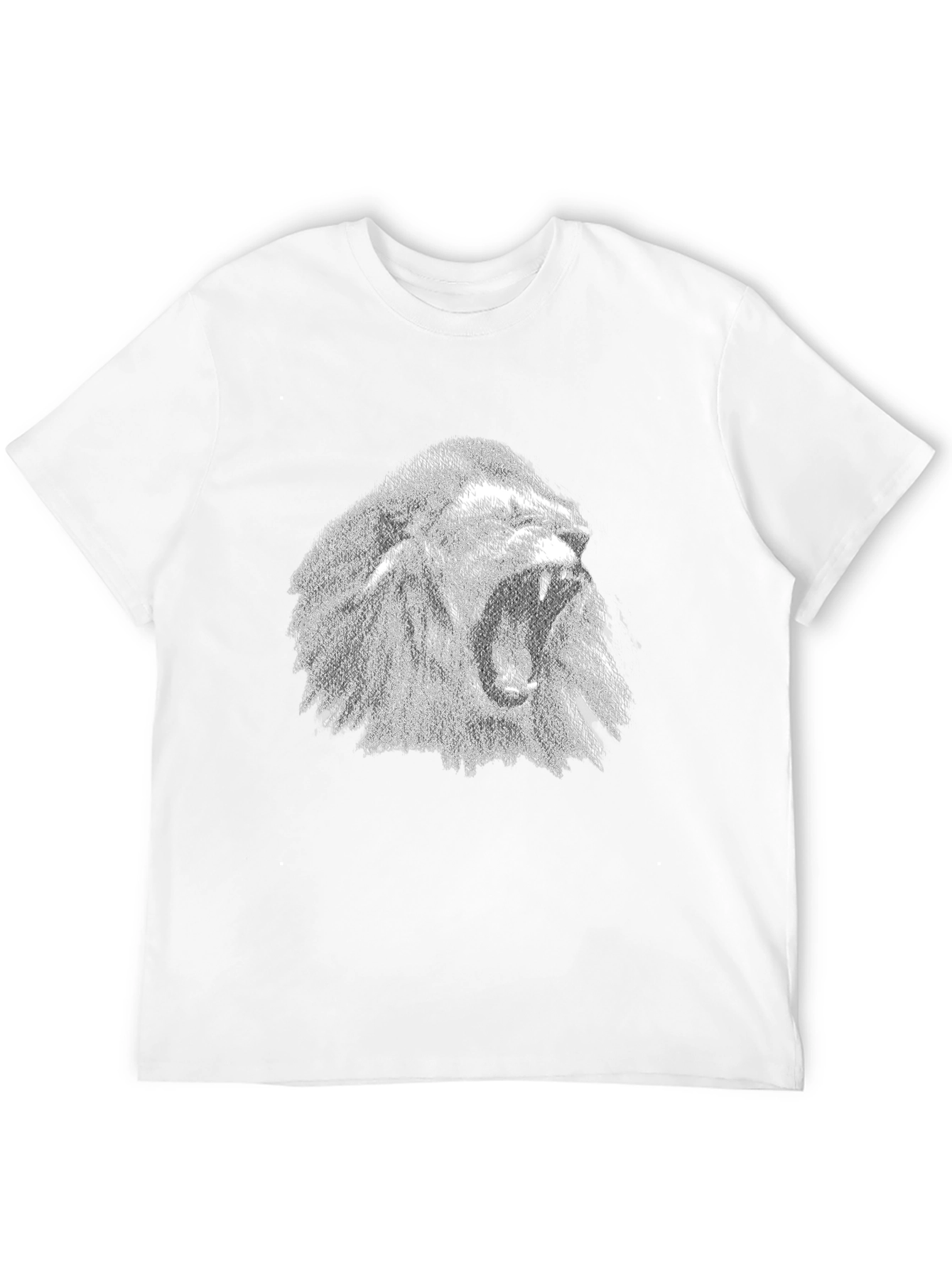 Lion Graphic Tee - Black