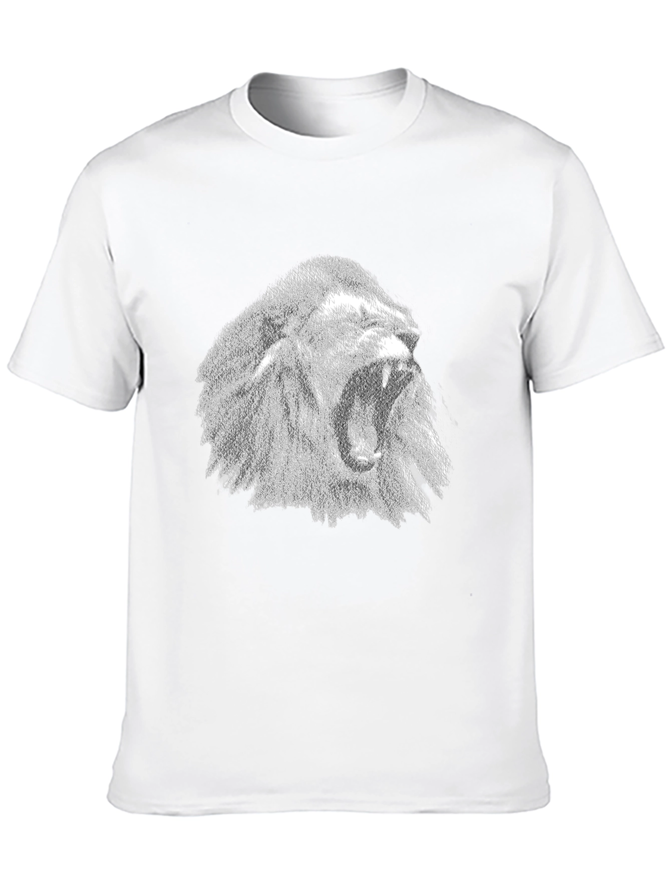 Lion Graphic Tee - Black