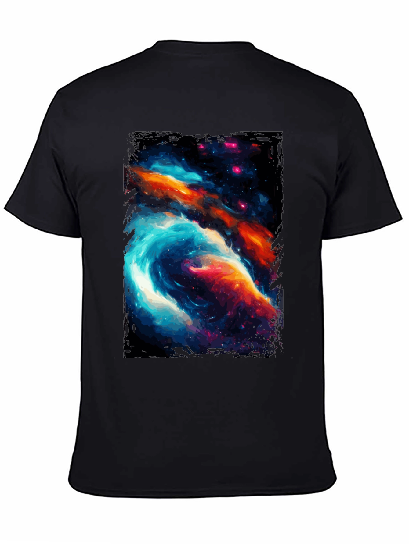 Nebula Graphic Black T-Shirt