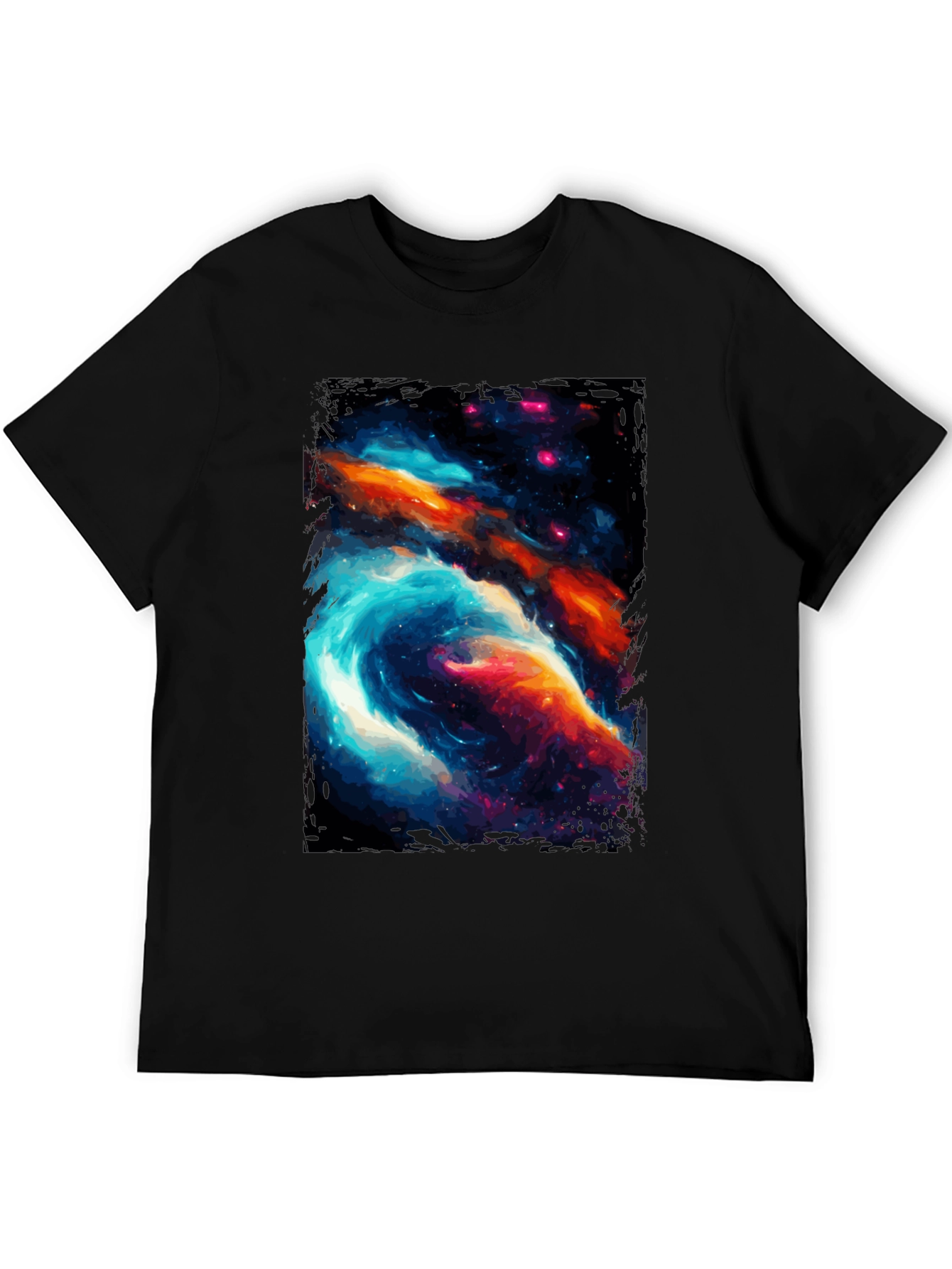 Nebula Graphic Black T-Shirt