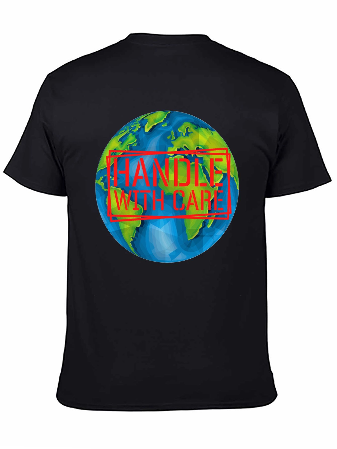 Handle with Care Earth Graphic T-Shirt