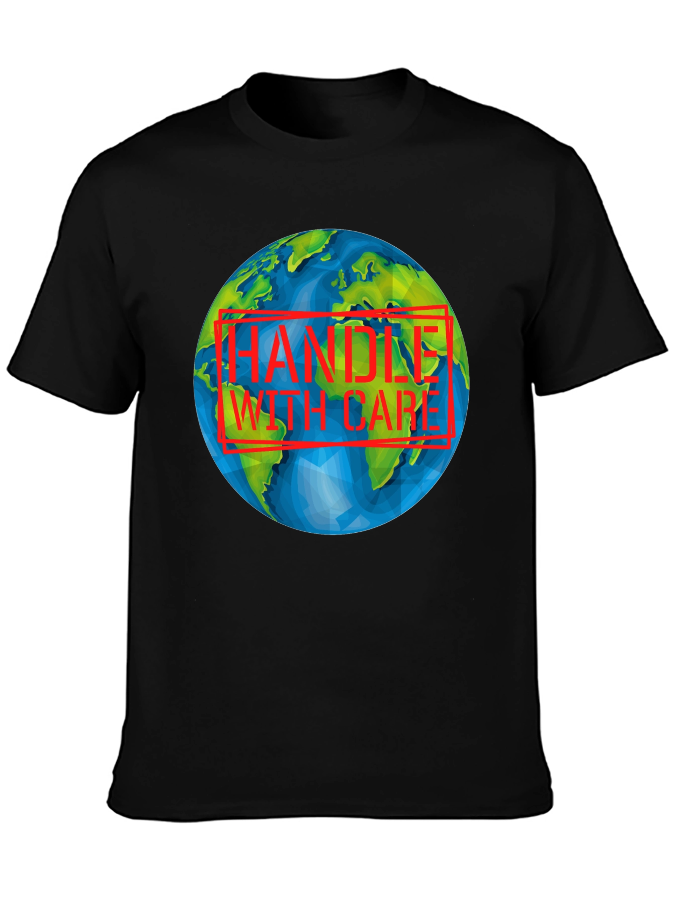 Handle with Care Earth Graphic T-Shirt