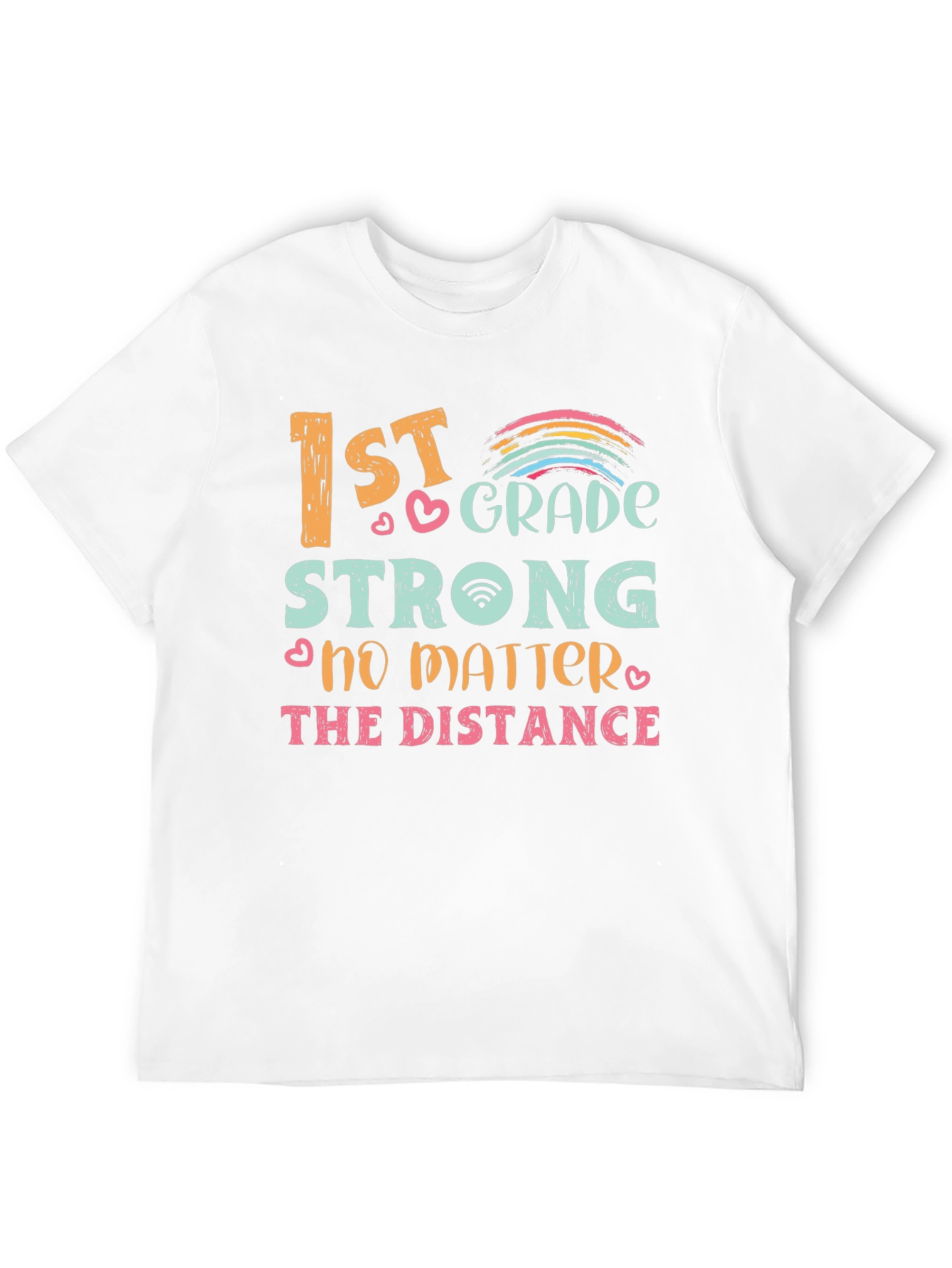 1st Grade Strong Distance Learning T-Shirt