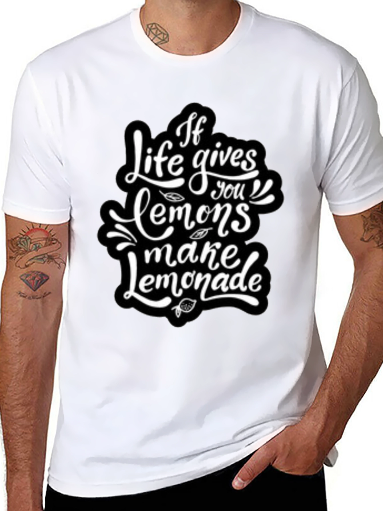 Life Gives You Lemons Black T-Shirt