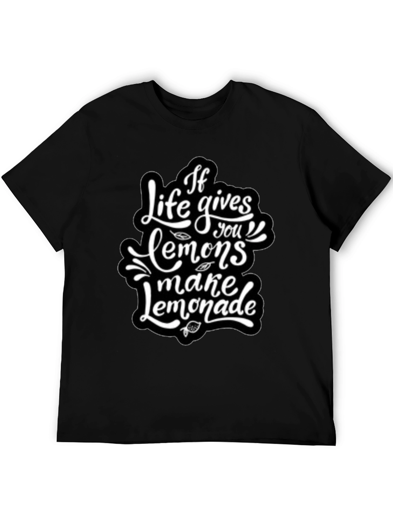 Life Gives You Lemons Black T-Shirt