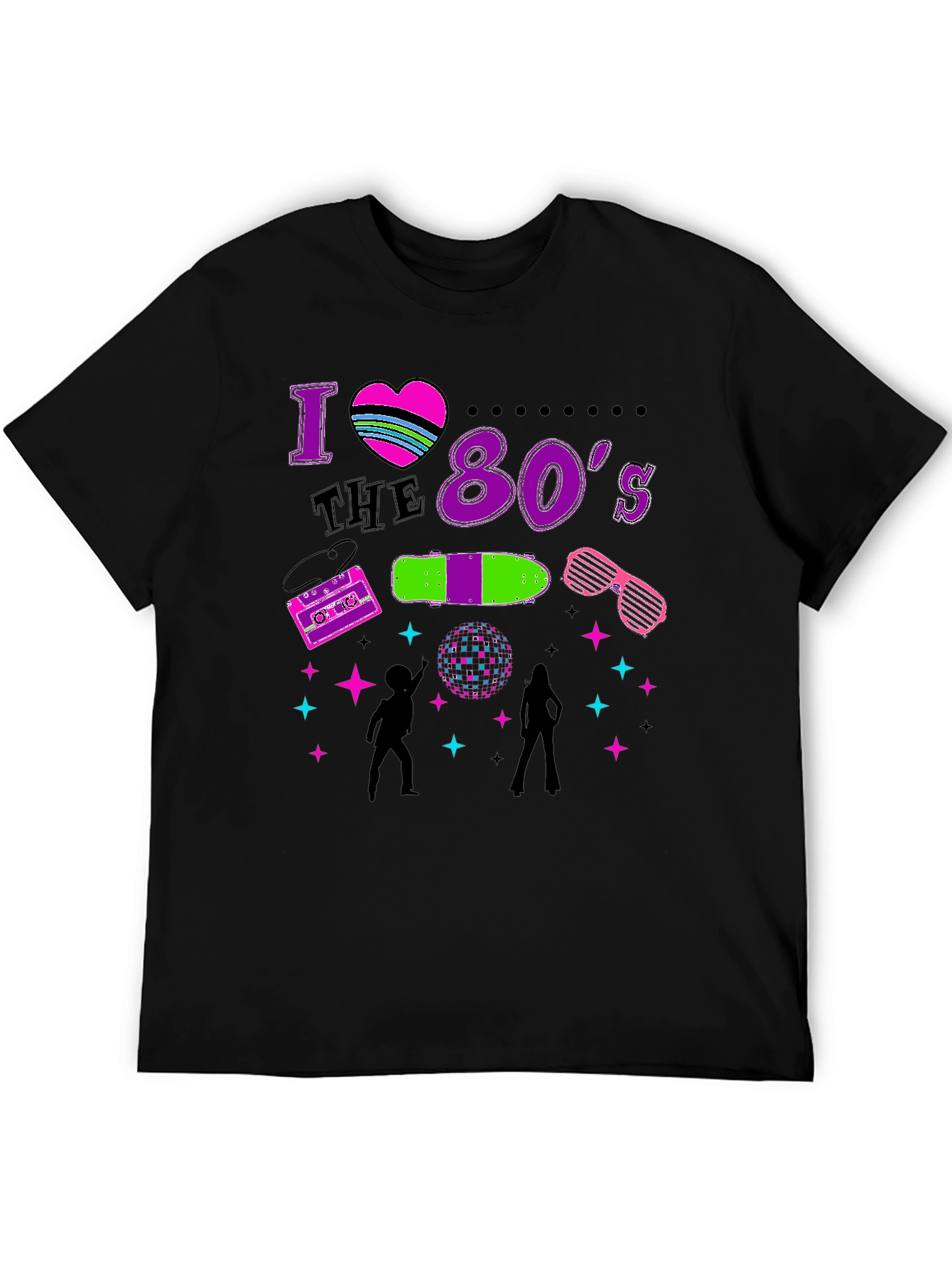 I Love the 80s Retro Graphic Tee