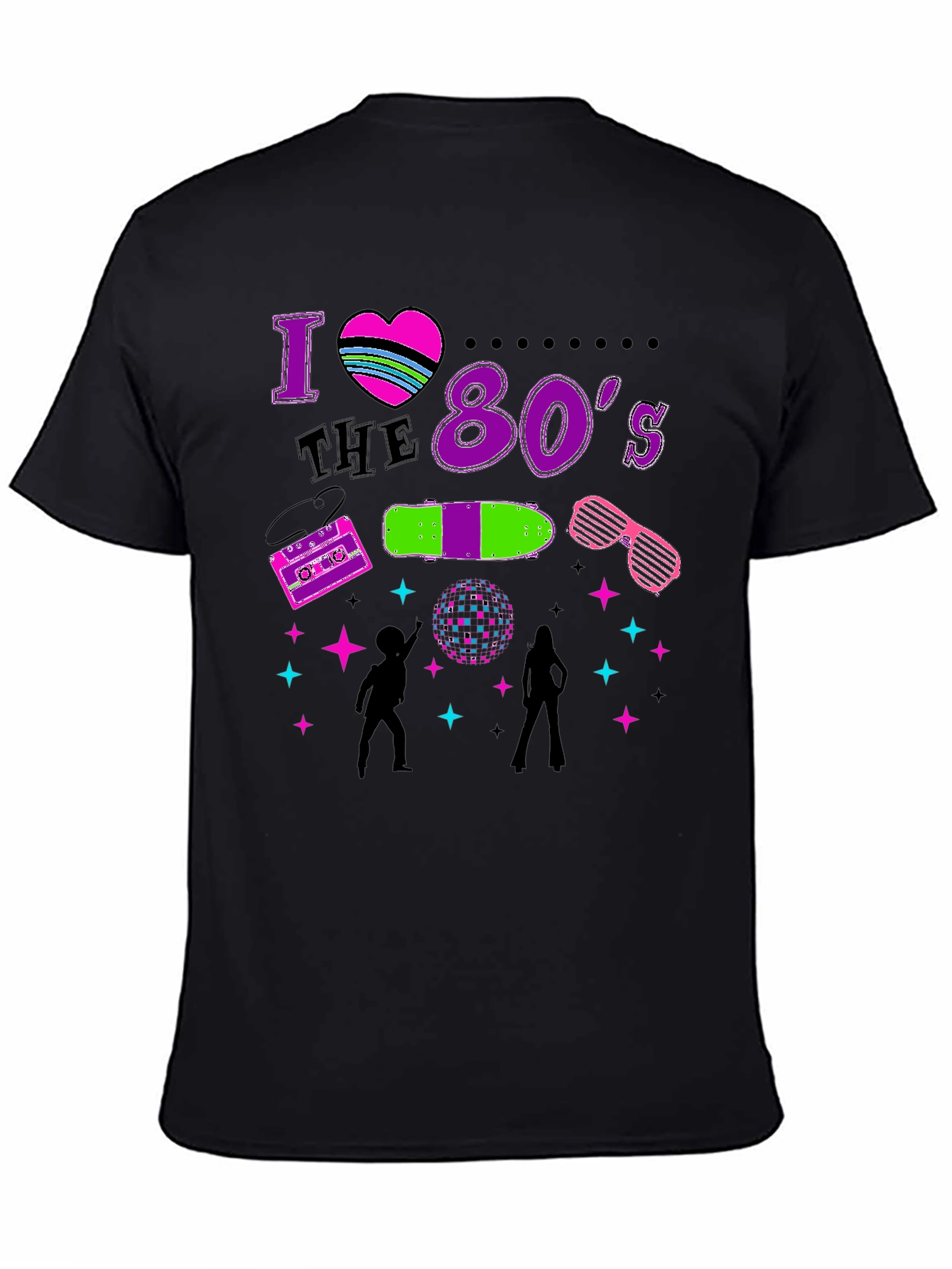 I Love the 80s Retro Graphic Tee