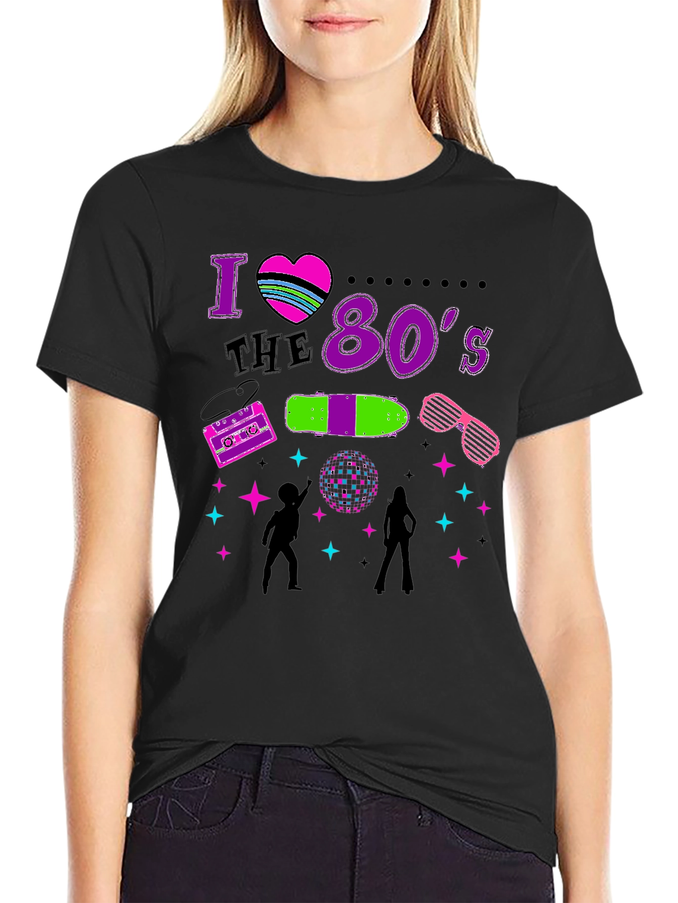 I Love the 80s Retro Graphic Tee