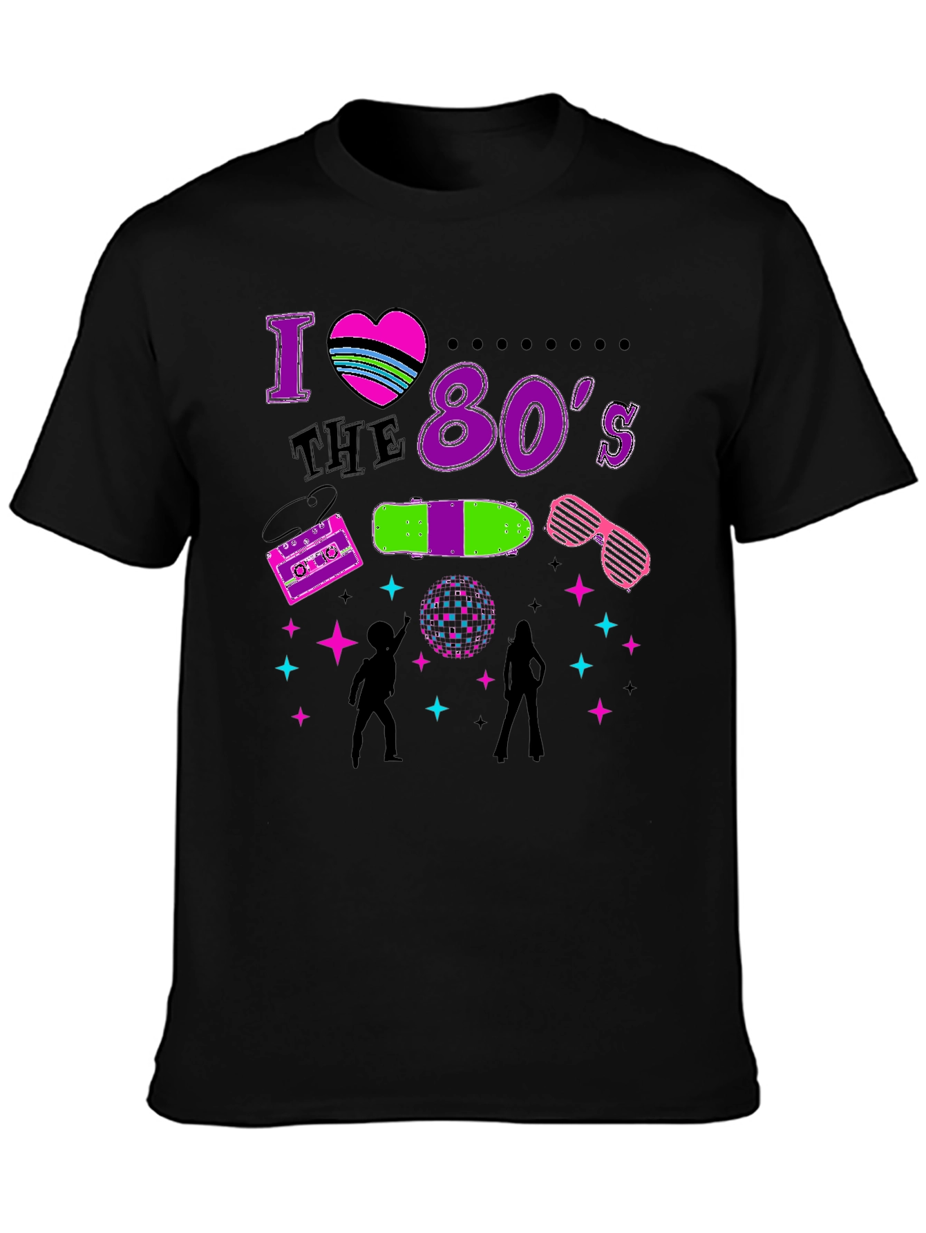I Love the 80s Retro Graphic Tee