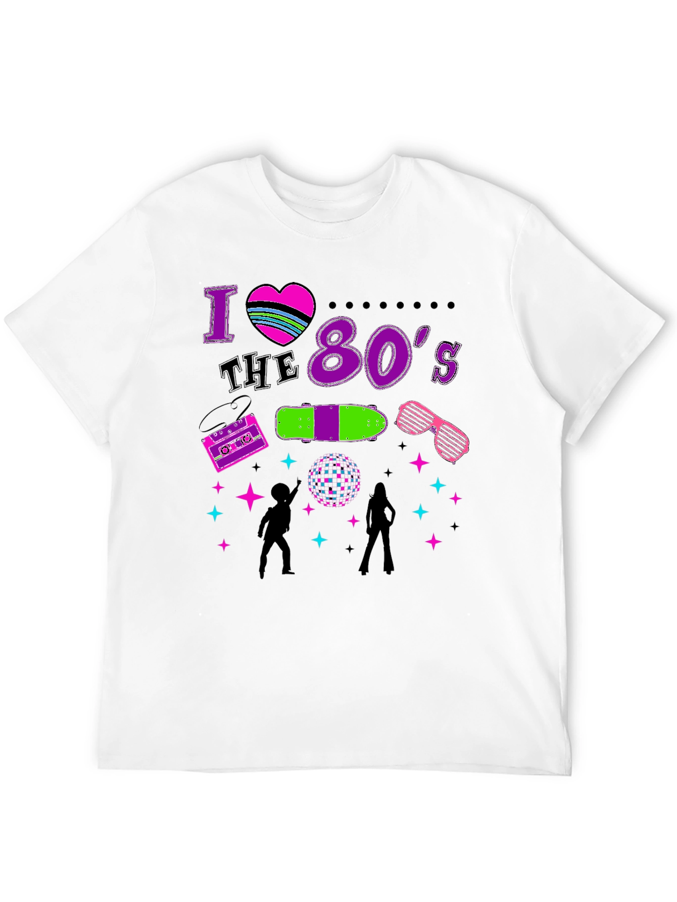 I Love the 80s Retro Graphic Tee