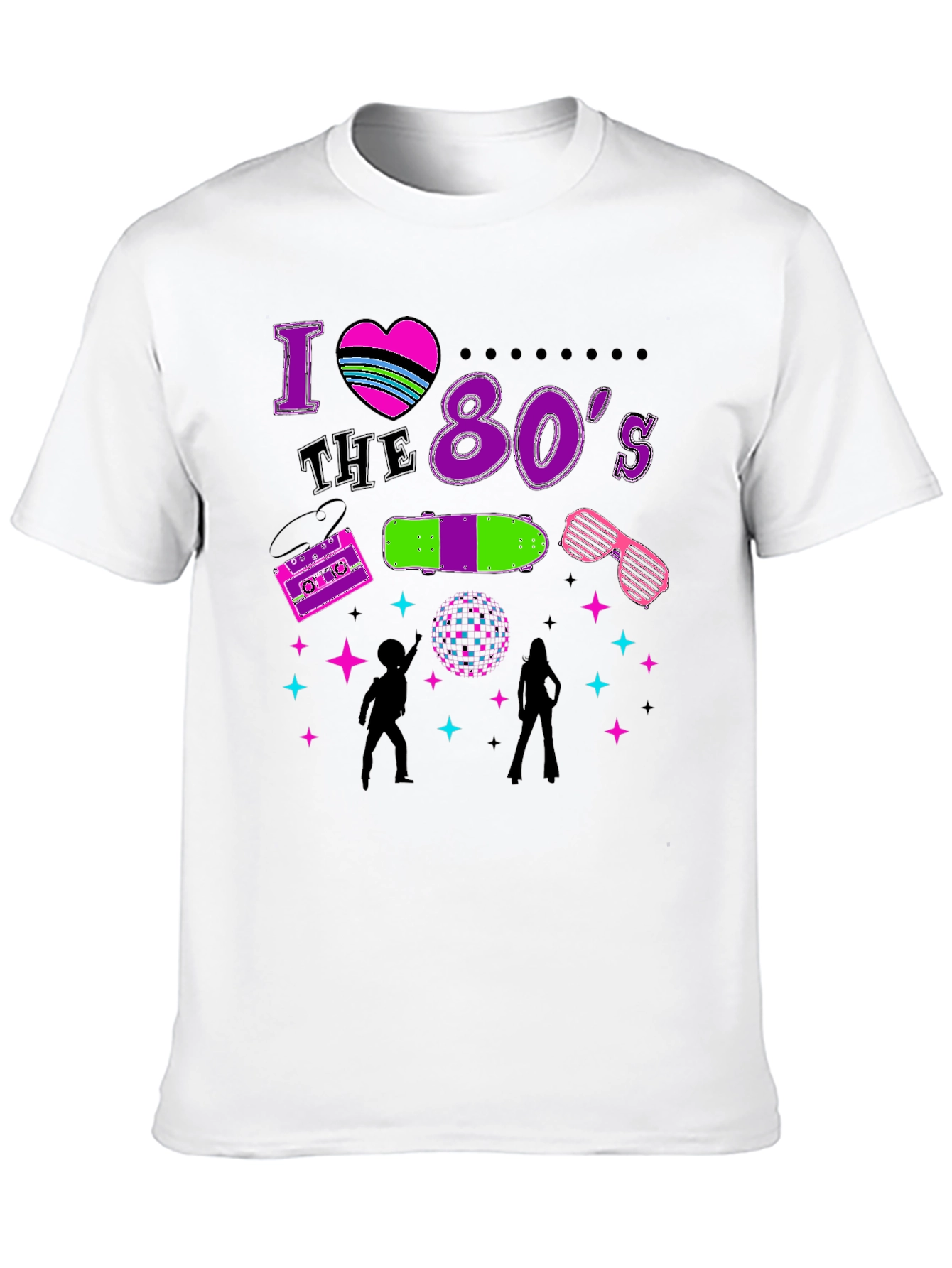 I Love the 80s Retro Graphic Tee