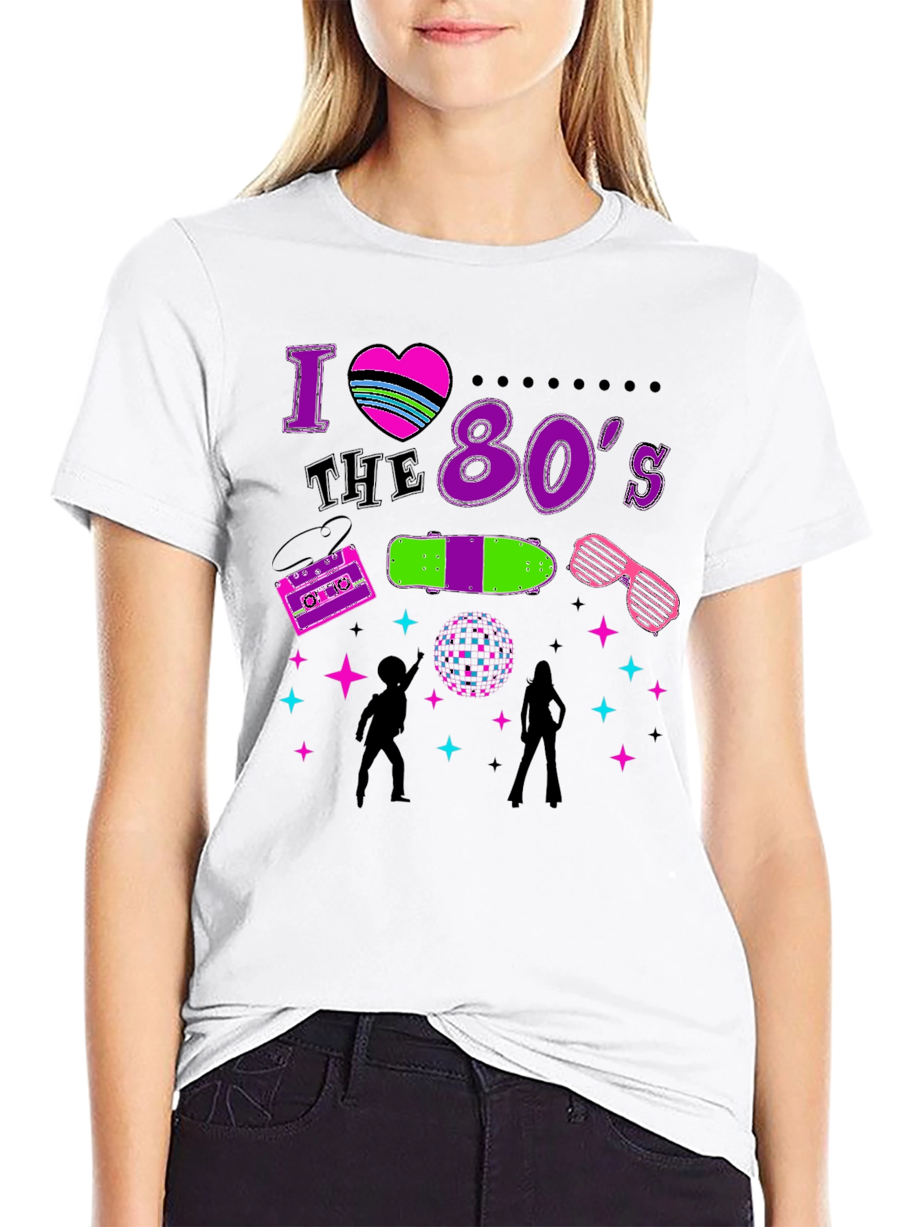 I Love the 80s Retro Graphic Tee