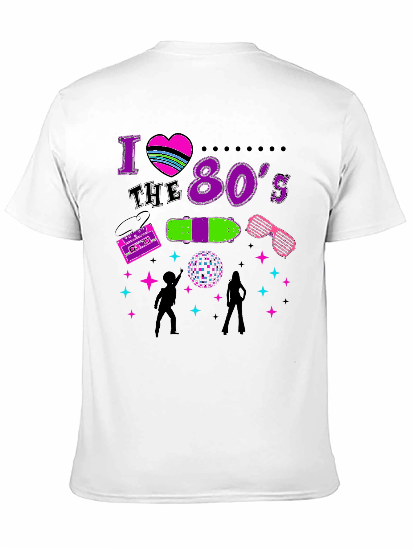 I Love the 80s Retro Graphic Tee