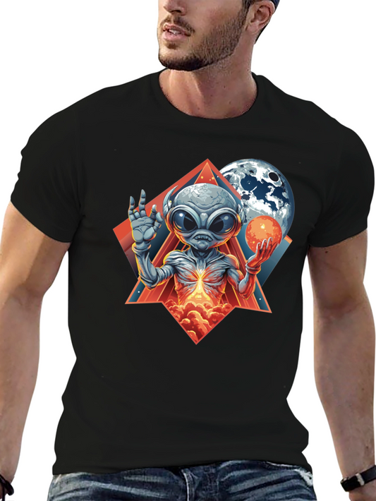 Cosmic Alien Graphic Tee