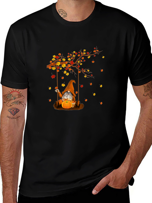 Gnome on Swing Fall T-Shirt