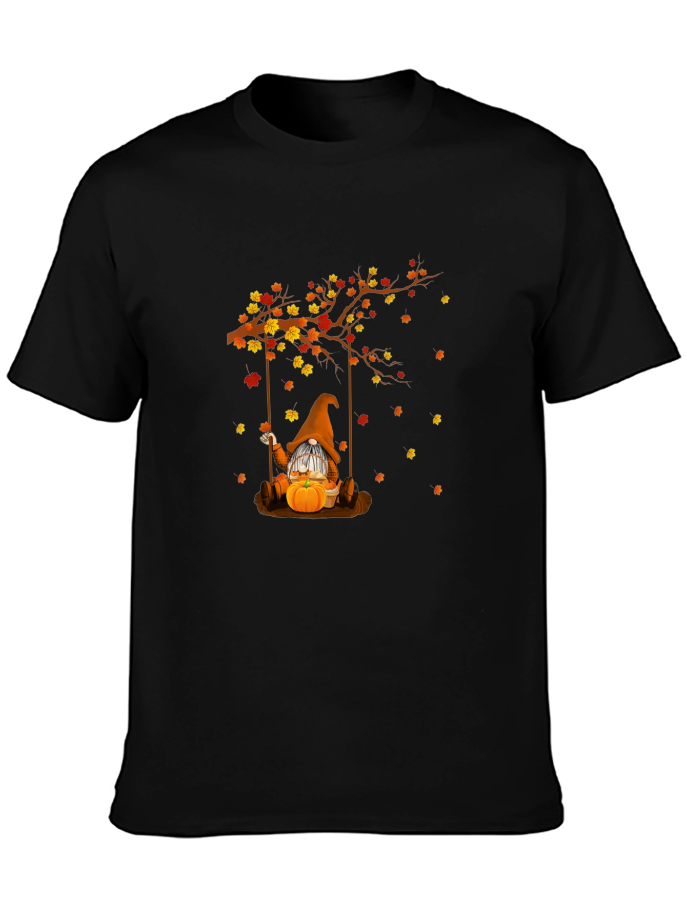 Gnome on Swing Fall T-Shirt