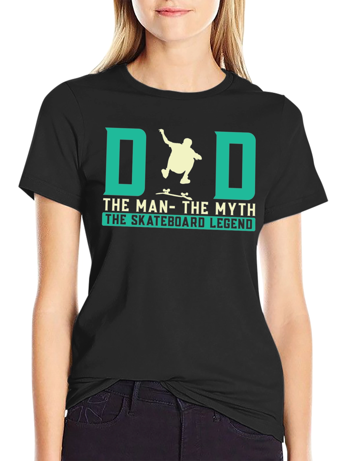 Dad Skateboard Legend Graphic T-Shirt