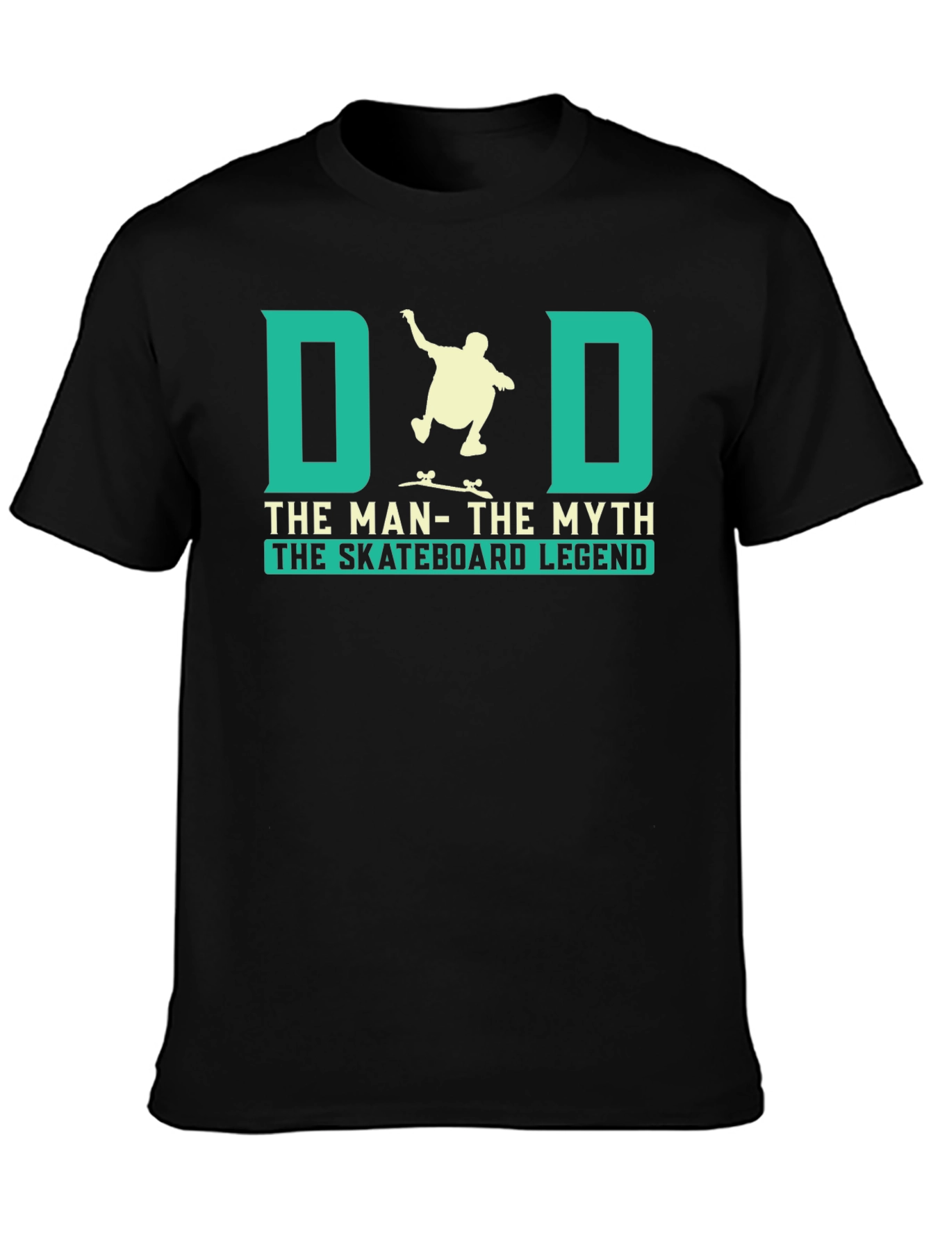 Dad Skateboard Legend Graphic T-Shirt