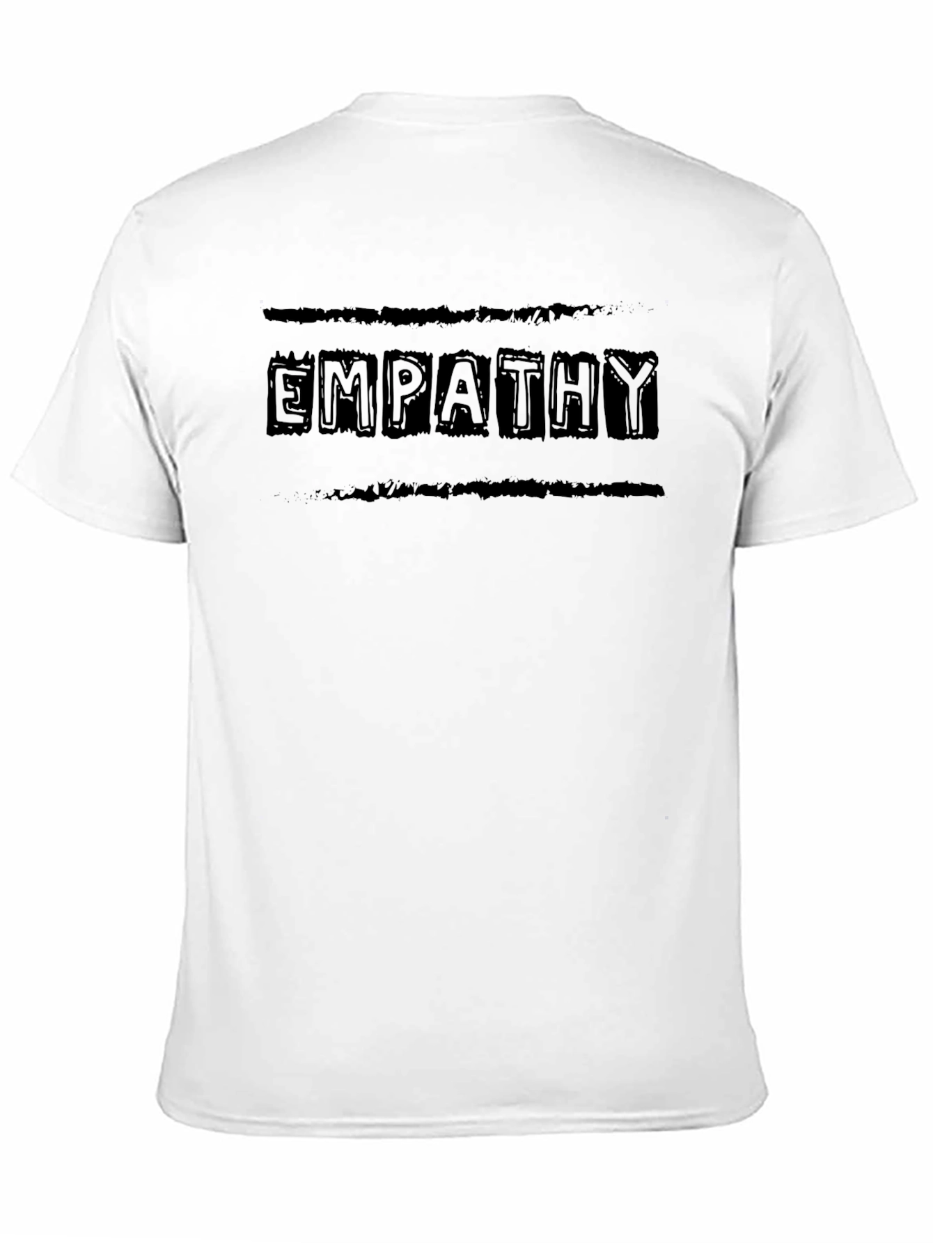 Empathy Graphic Tee - Soft Black Cotton T-Shirt