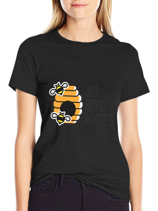All Hives Matter Tee - Black Crew Neck