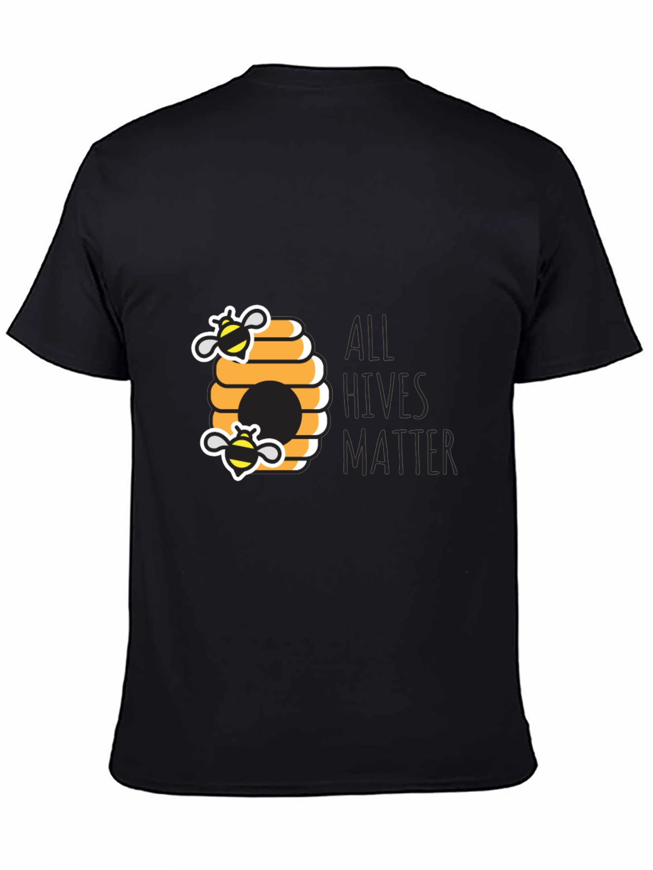 All Hives Matter Tee - Black Crew Neck