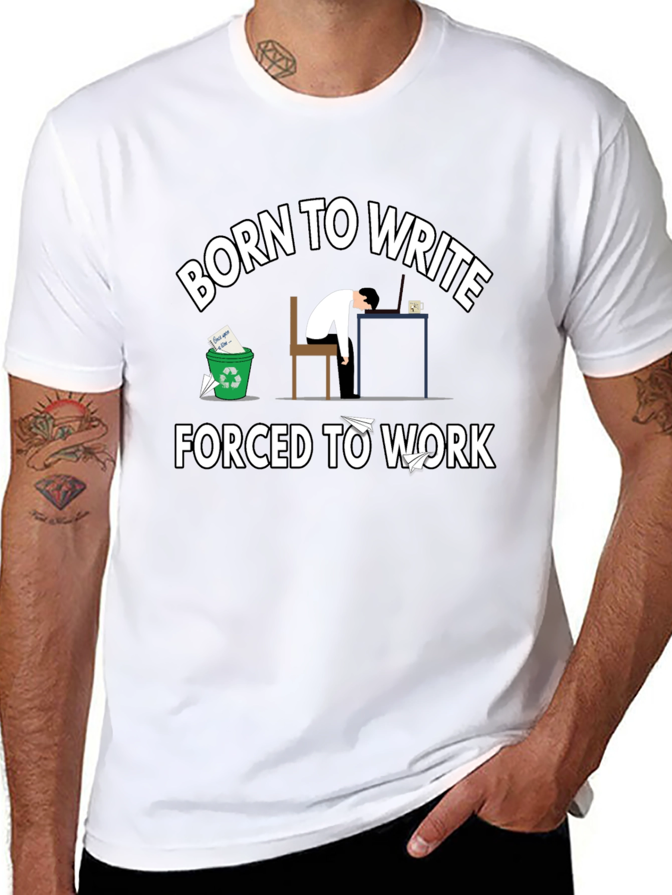Born to Write T-Shirt - Funny Writer Tee
