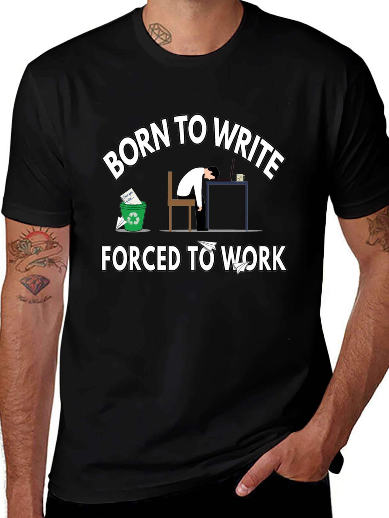 Born to Write T-Shirt - Funny Writer Tee