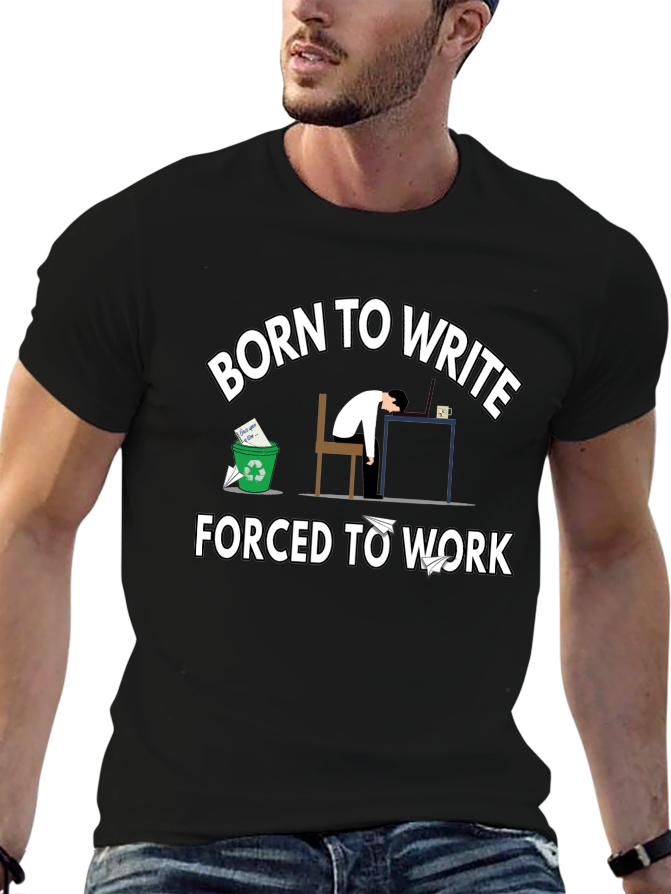 Born to Write T-Shirt - Funny Writer Tee
