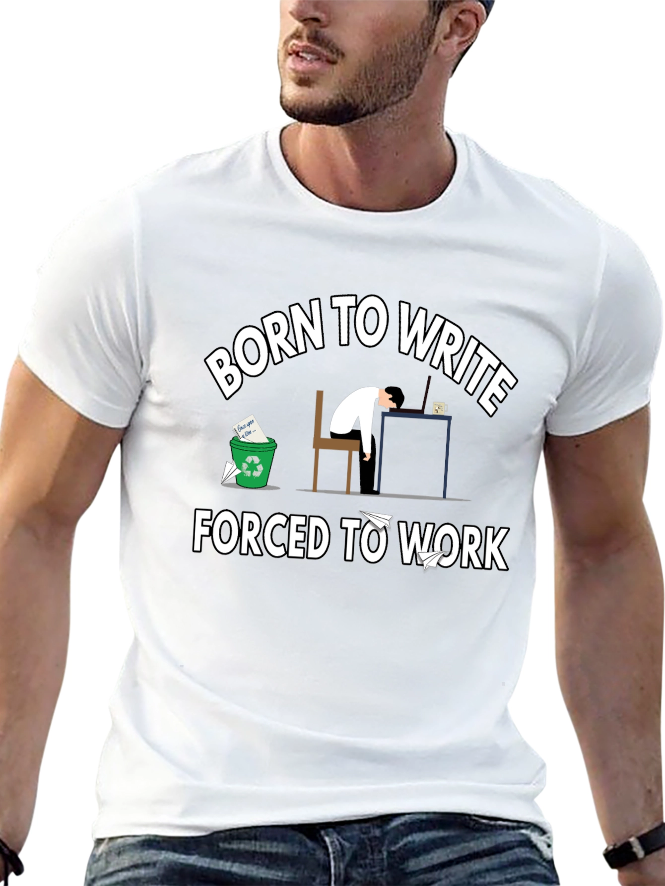 Born to Write T-Shirt - Funny Writer Tee