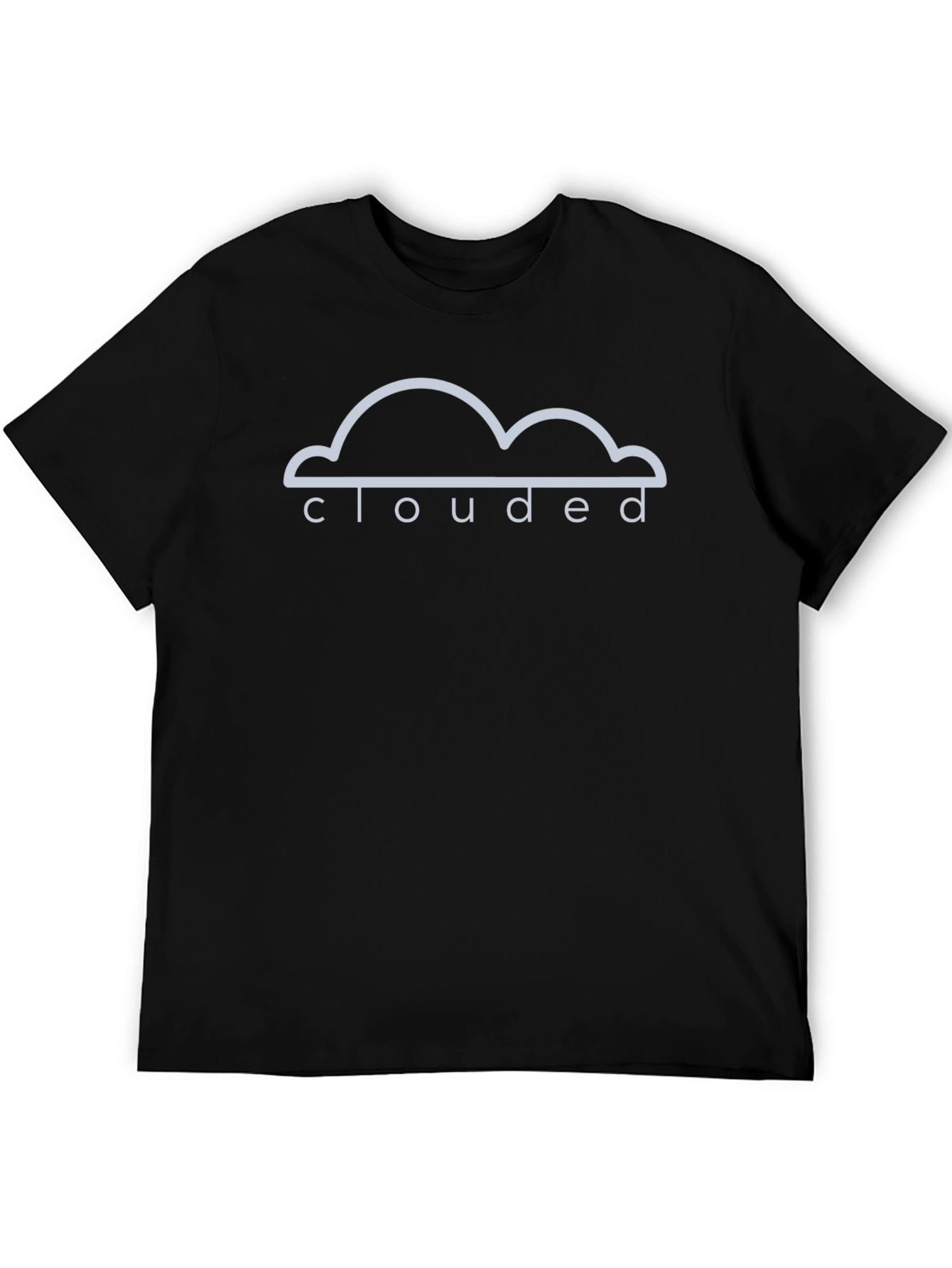 Clouded Graphic Tee - Modern Black T-Shirt