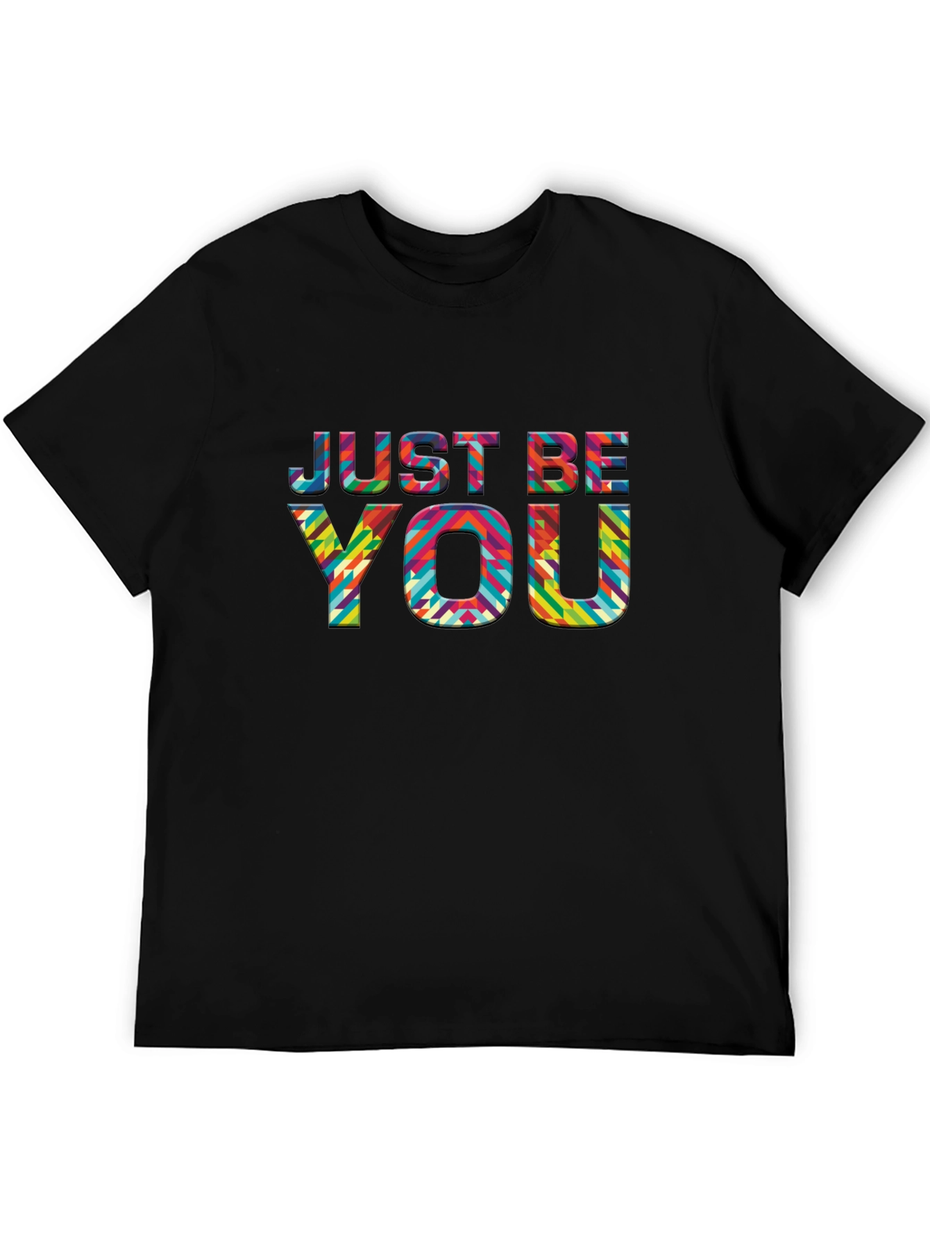 Just Be You Graphic Tee - Stylish Black T-Shirt