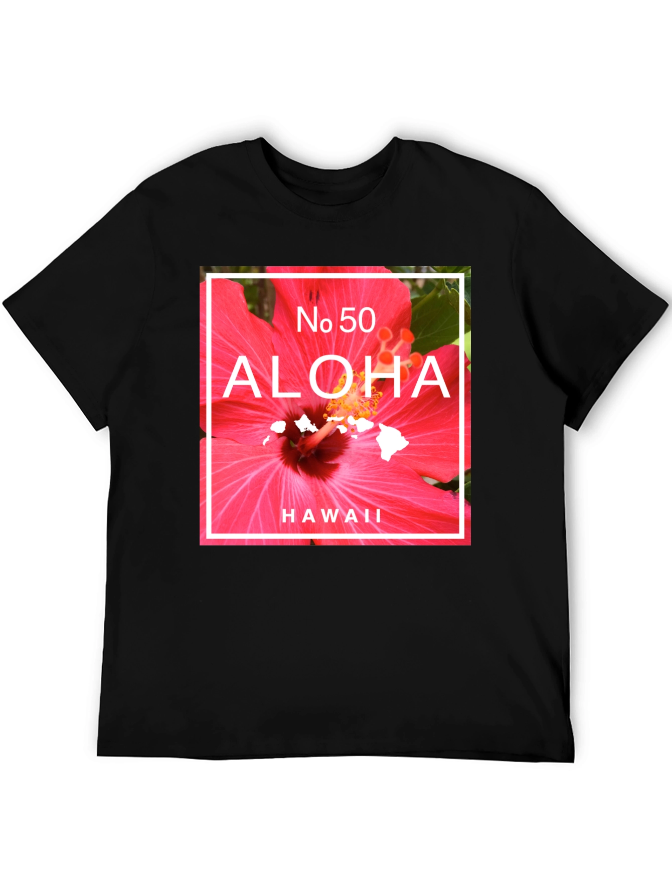 Aloha Hawaii T-Shirt | Tropical Flower Graphic Tee