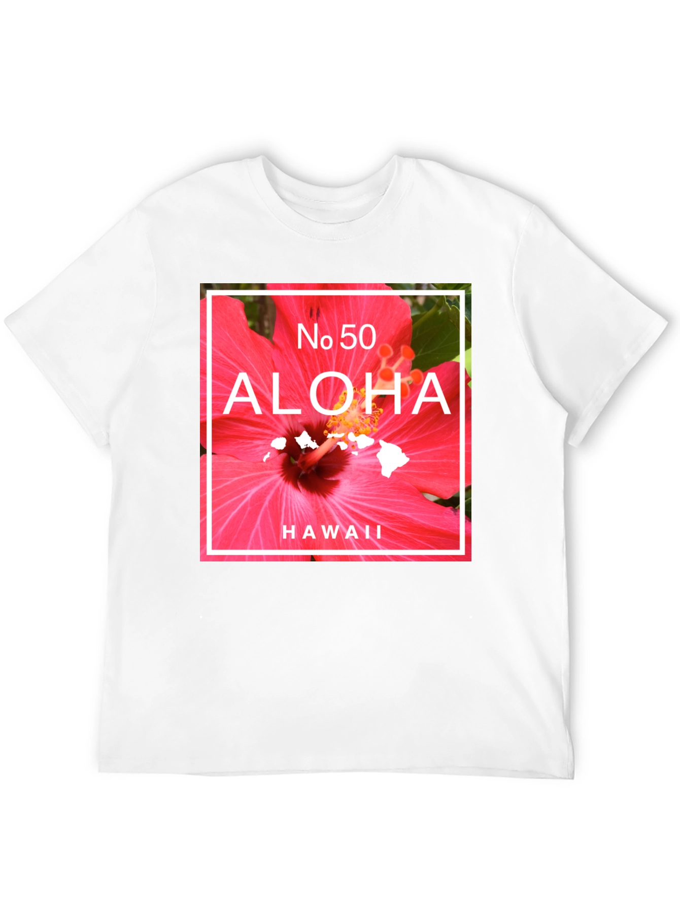 Aloha Hawaii T-Shirt | Tropical Flower Graphic Tee