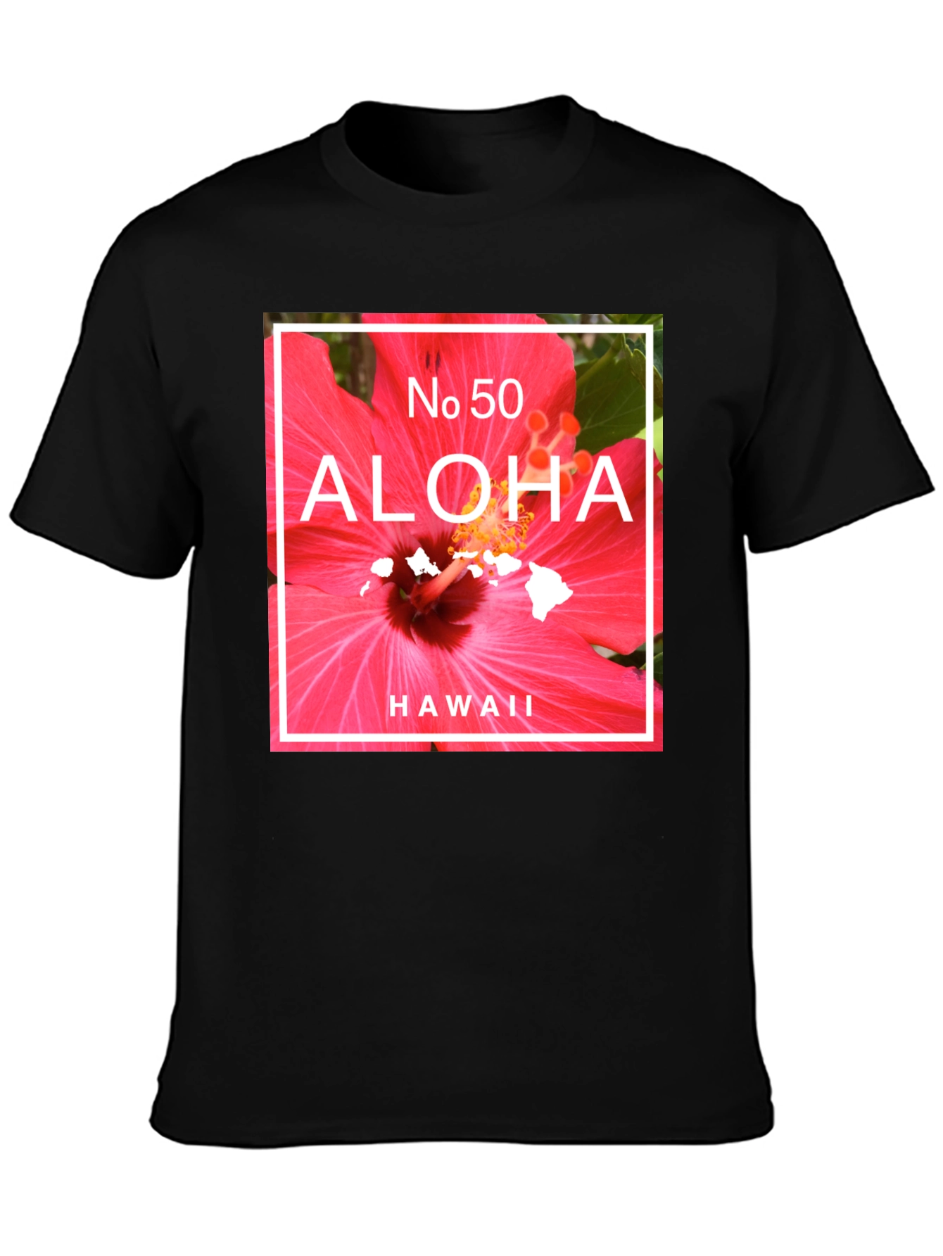 Aloha Hawaii T-Shirt | Tropical Flower Graphic Tee