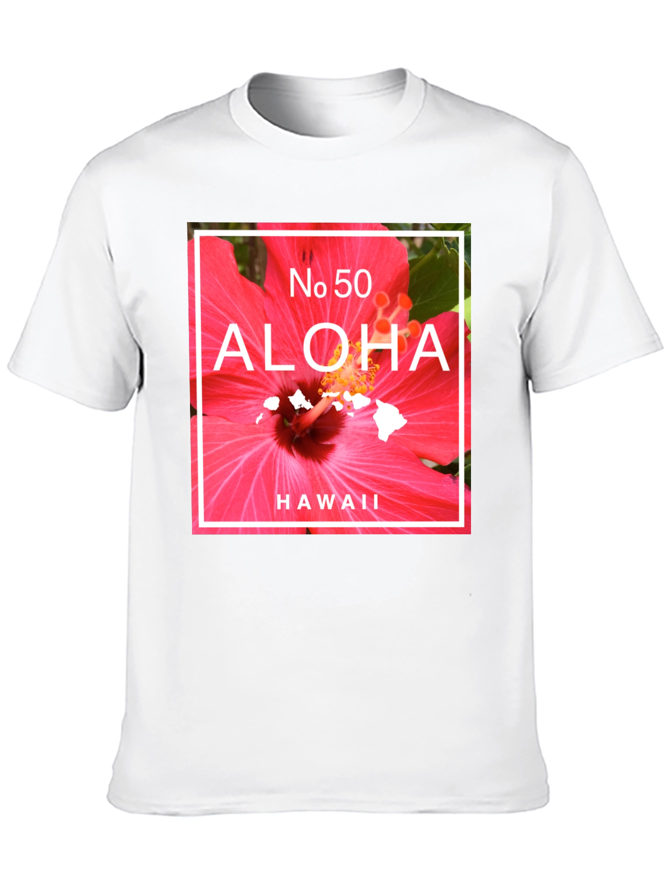 Aloha Hawaii T-Shirt | Tropical Flower Graphic Tee