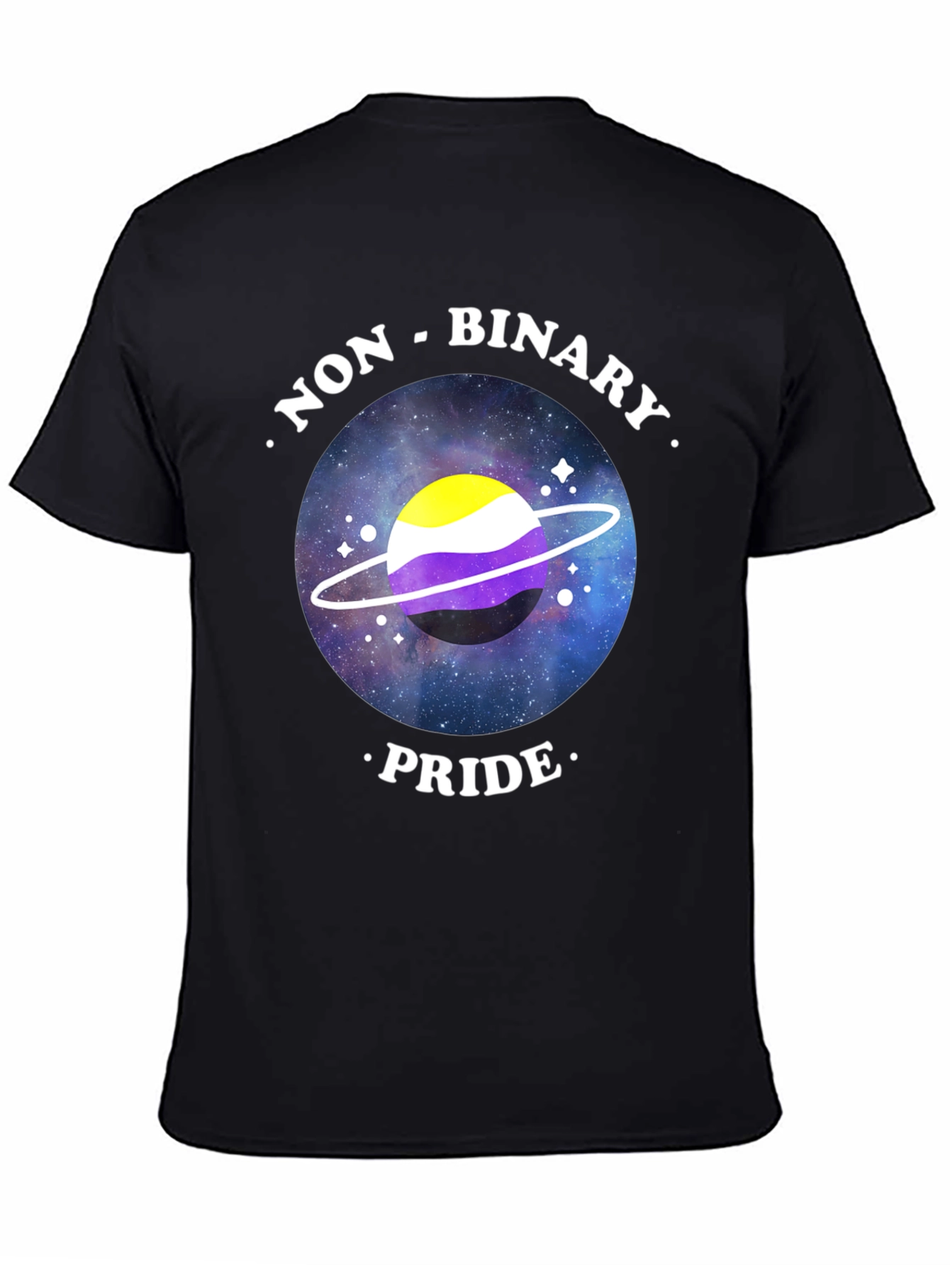 Non Binary Pride Galaxy T-Shirt