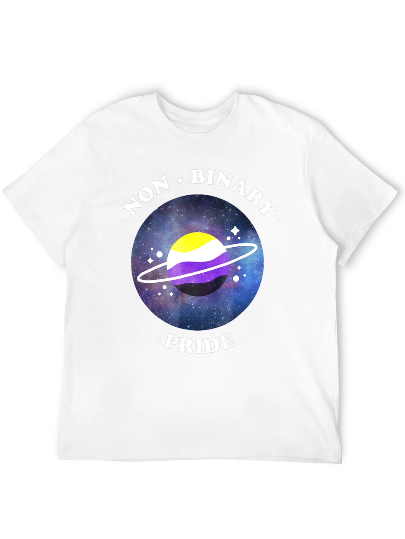 Non Binary Pride Galaxy T-Shirt