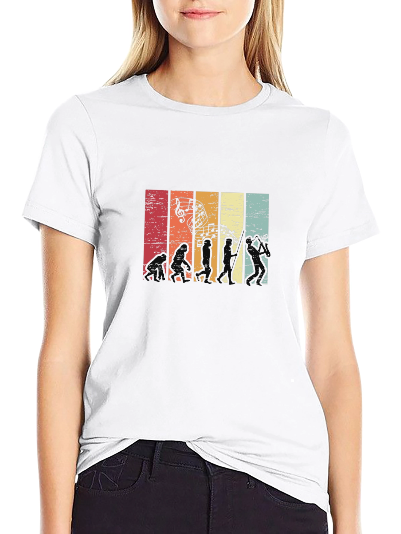 Music Evolution Graphic Tee
